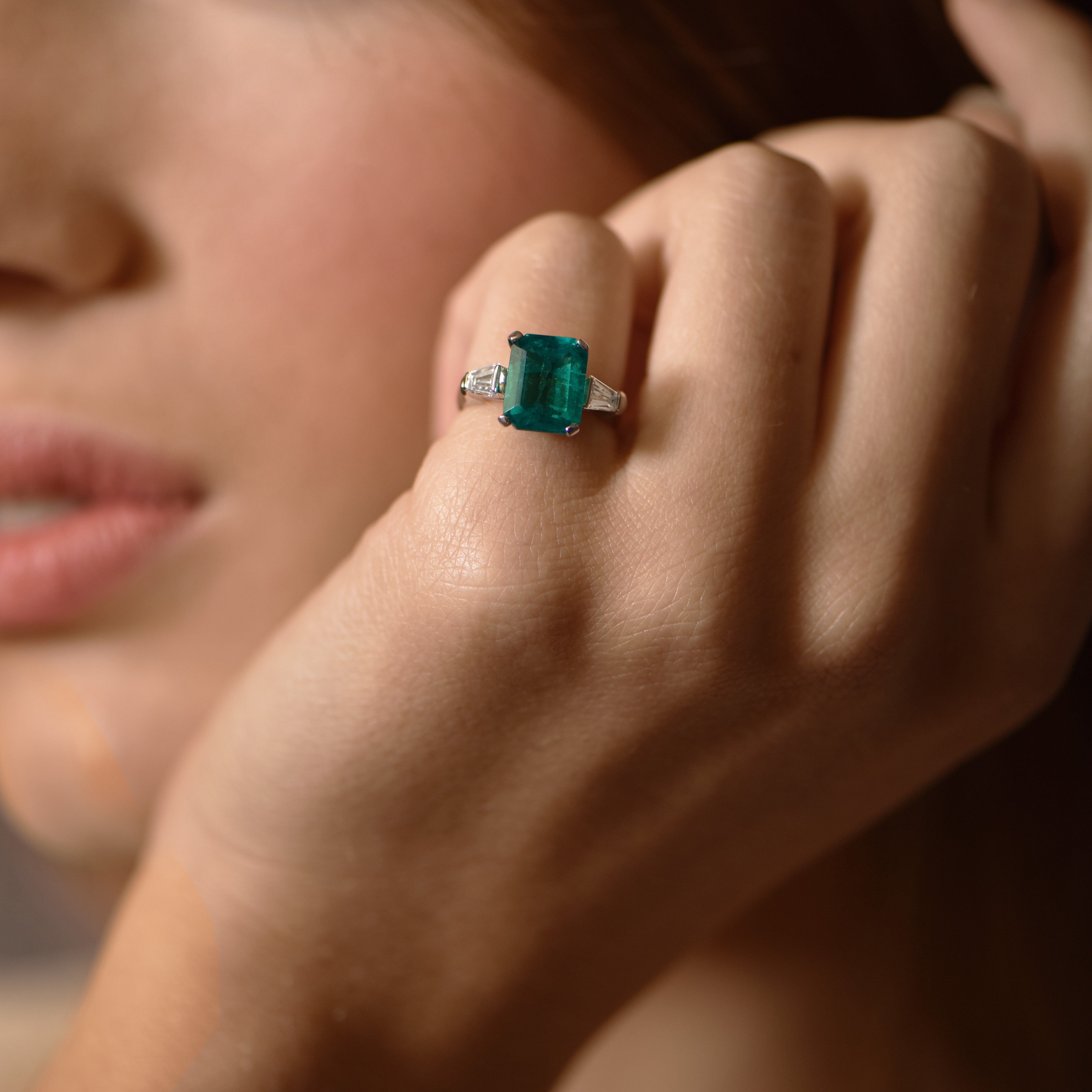 La Belle orgueilleuse - 3.00 carat - platine 950 - AGUADEORO