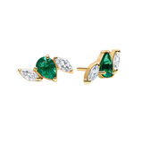 Ohrringe Wild Forest - Gelbgold 18 K