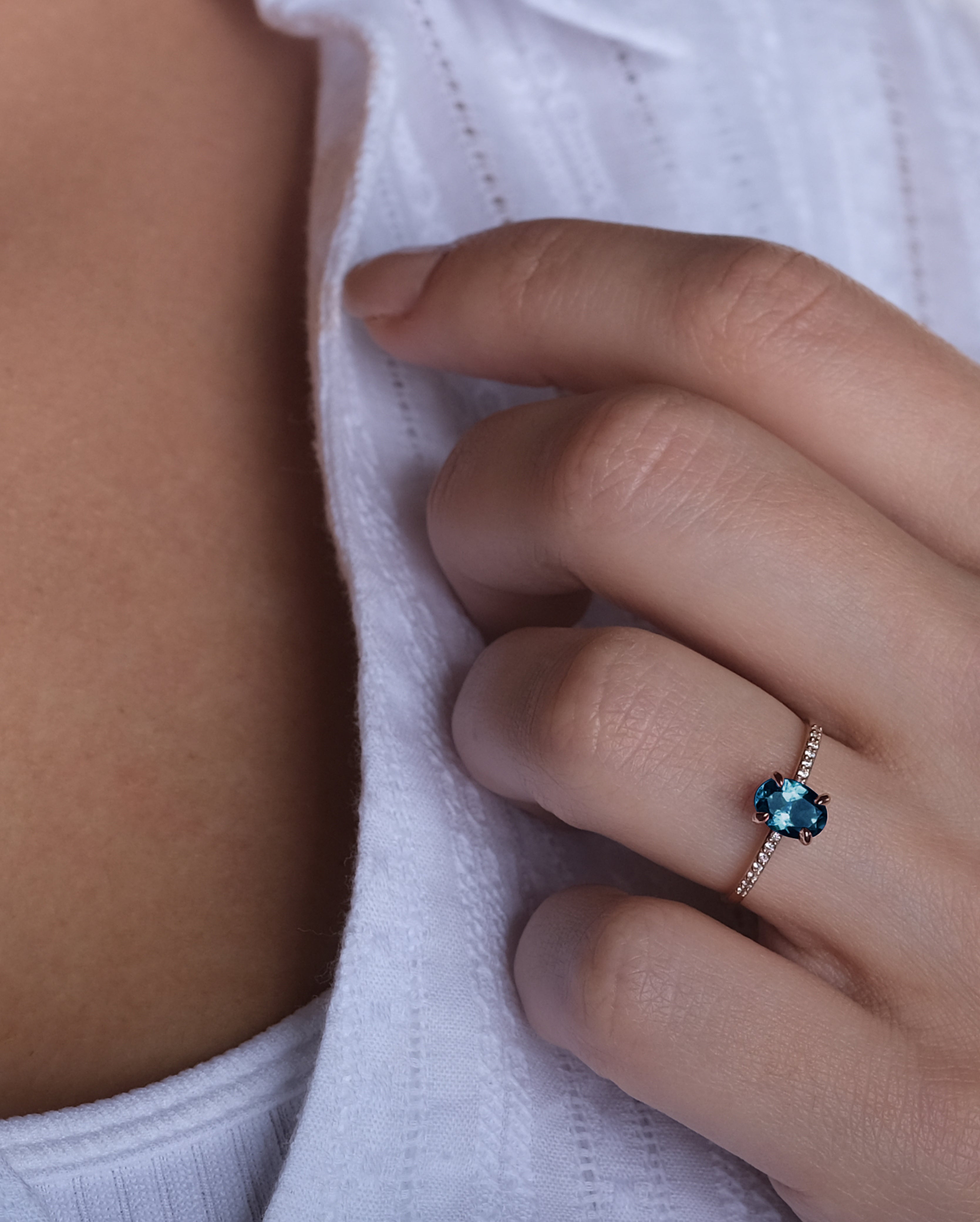 Bague AA-286 - or rouge 18k - AGUADEORO