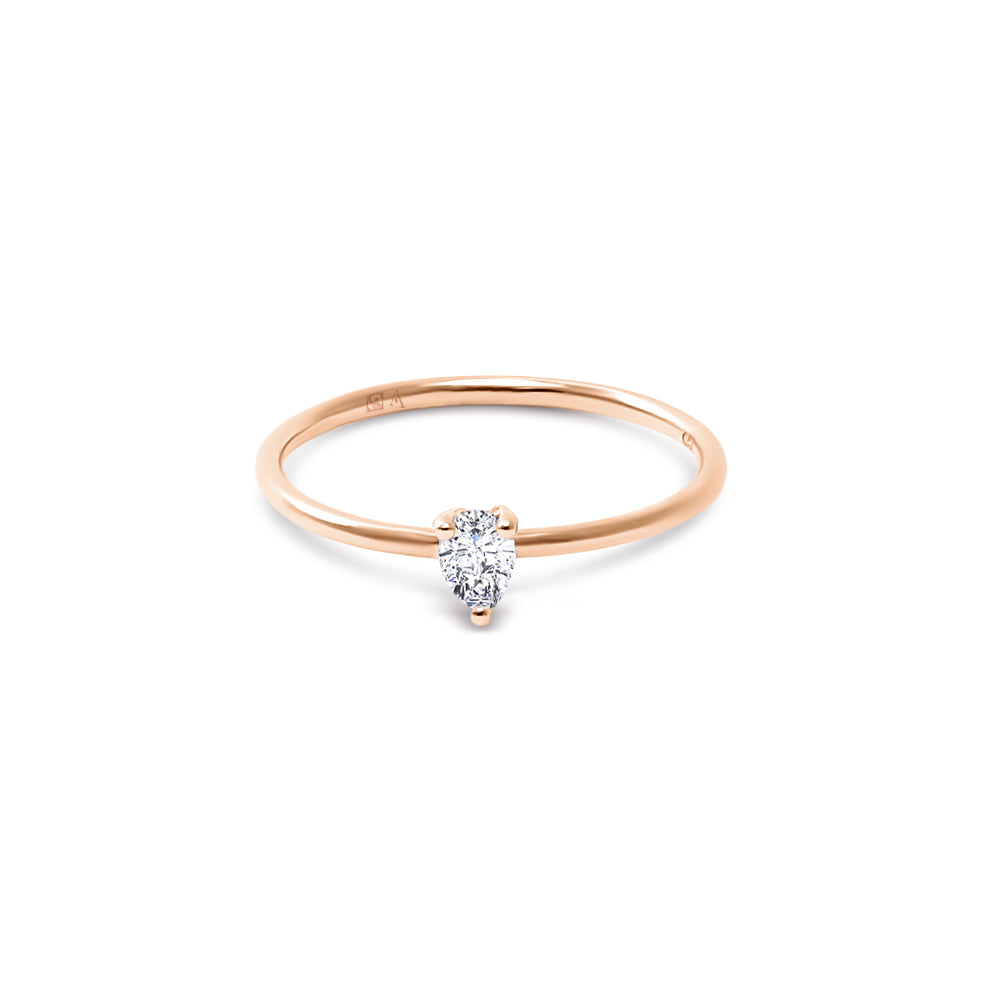 Bague  AA-290 - or rouge 18k - AGUADEORO