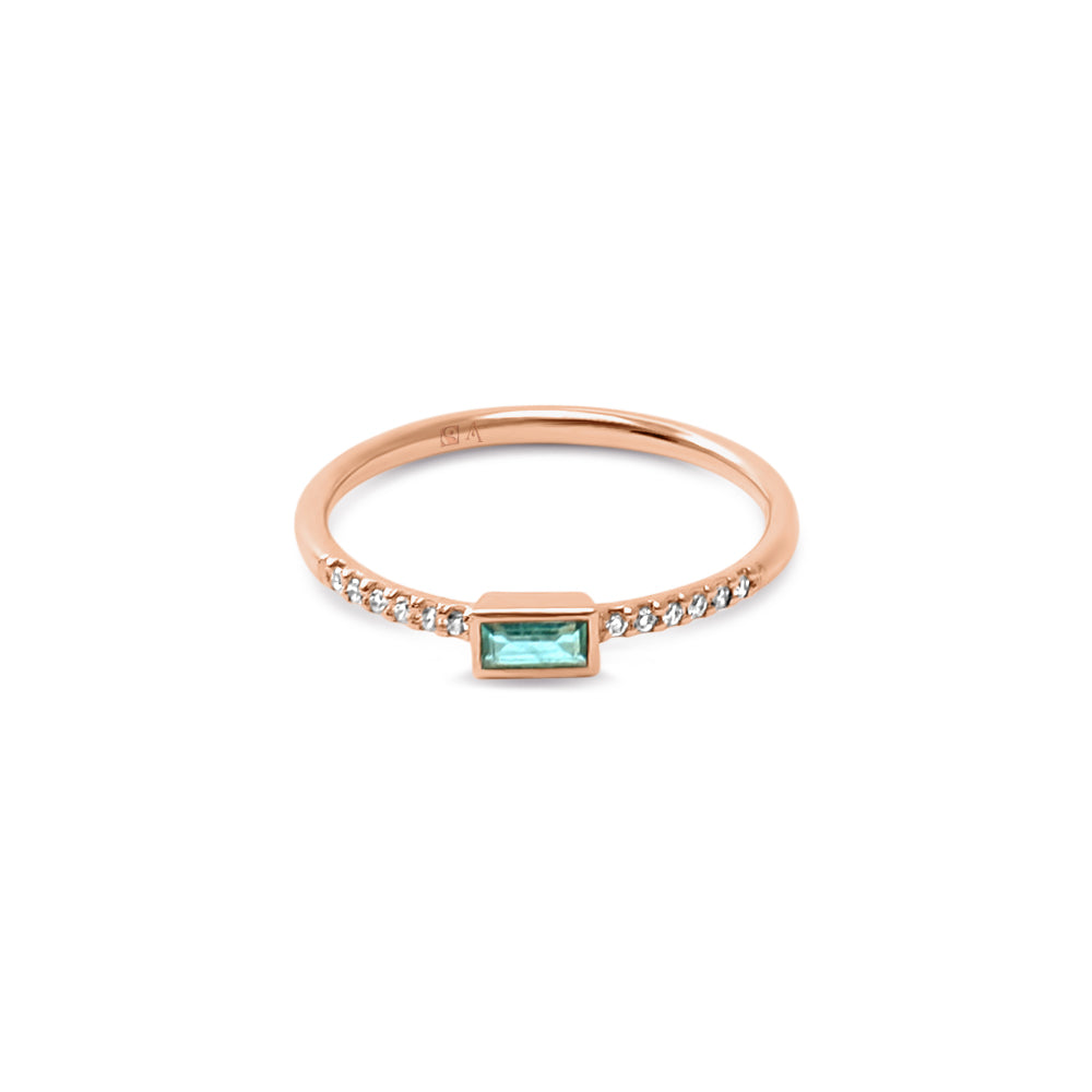 Bague AA-295 - or rouge 18k - AGUADEORO