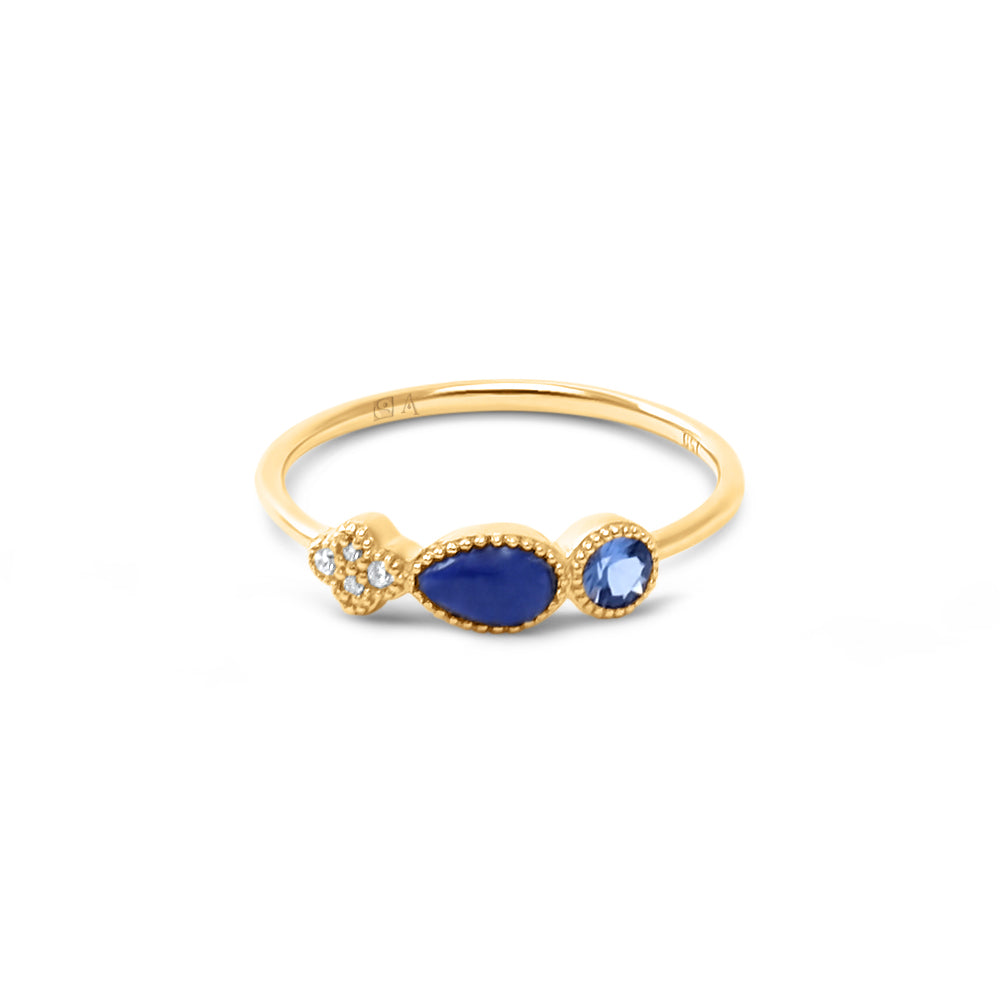 Bague AA-297 - or jaune 18k - AGUADEORO