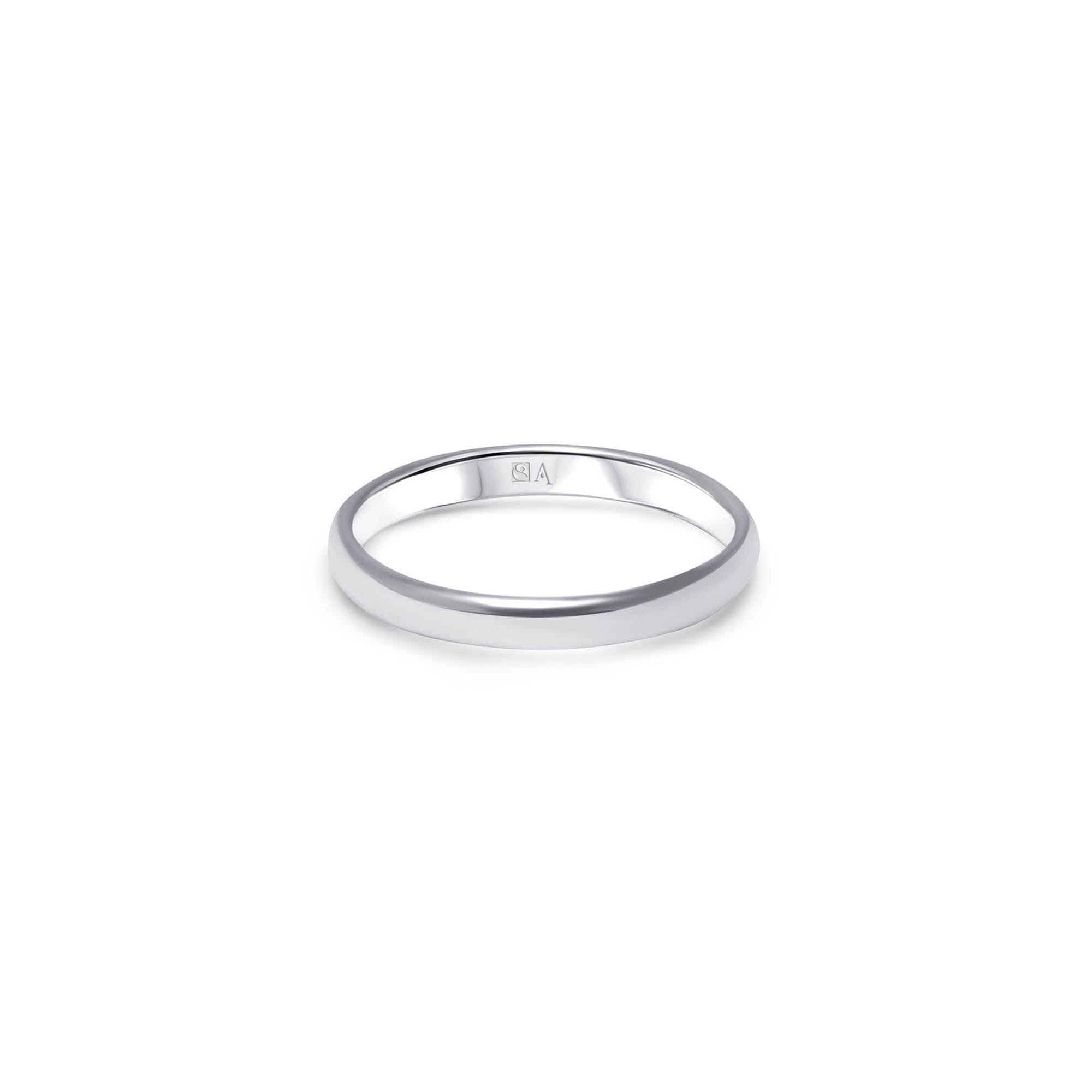 The Curvy 3.0 mm - or blanc 18k - AGUADEORO