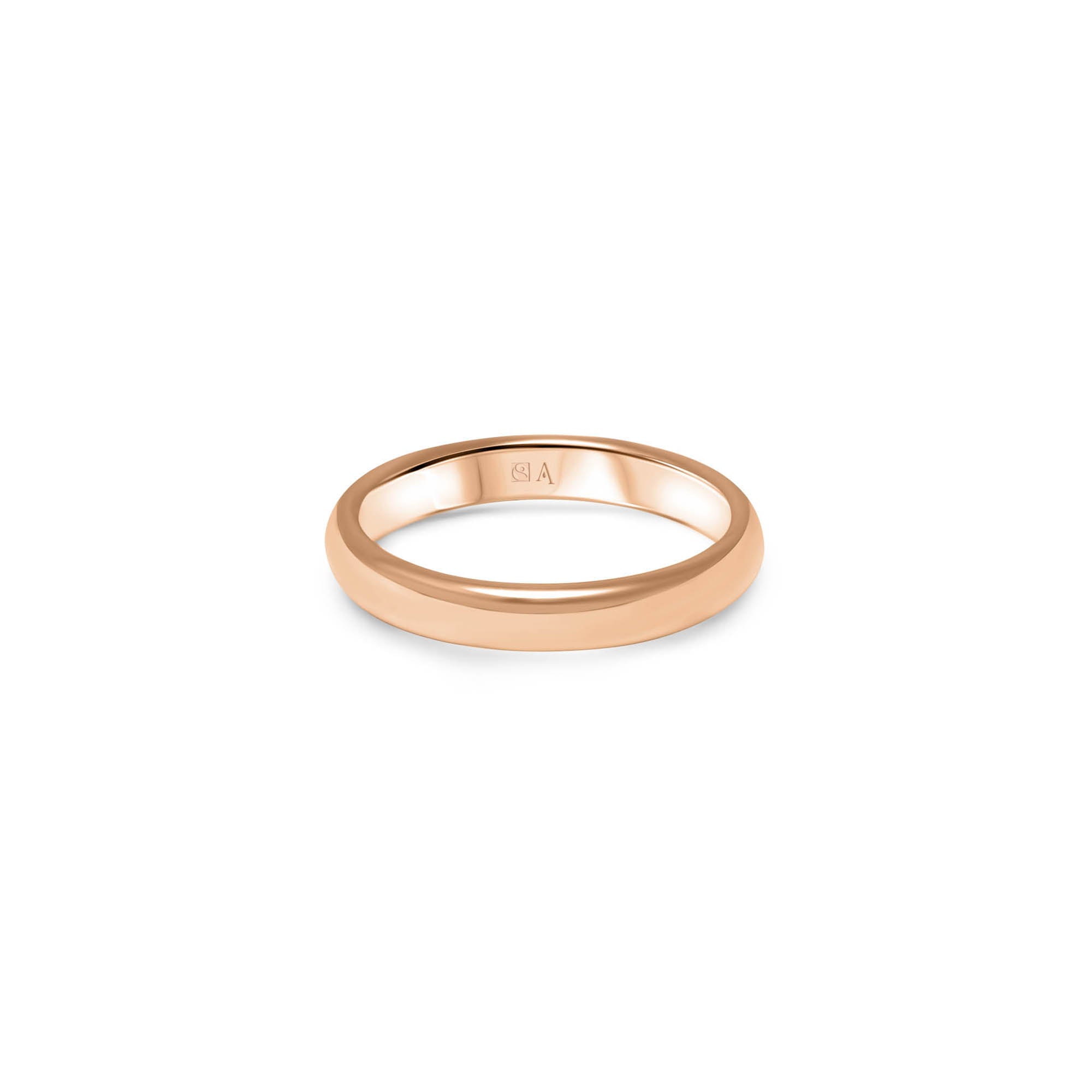 The Curvy 4.0 mm - or rouge 18k - AGUADEORO