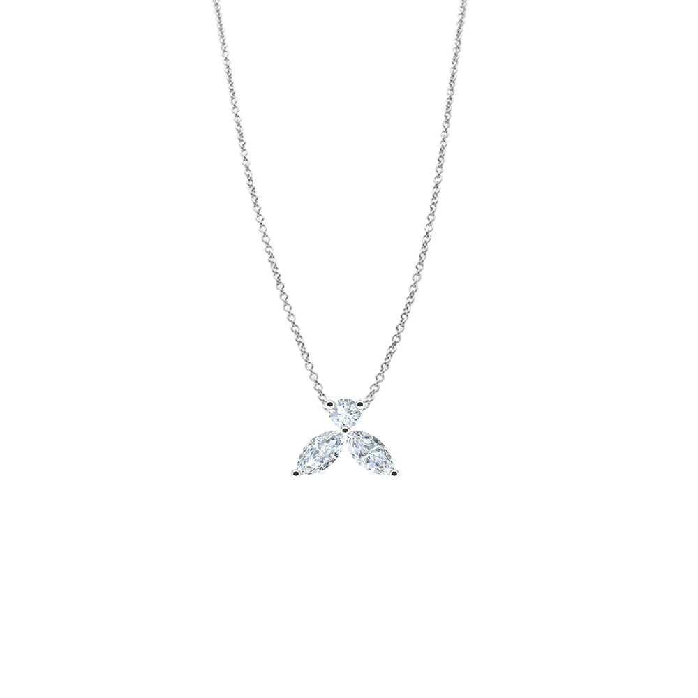 Collier The Little Bee Grand - or blanc 18k - AGUADEORO