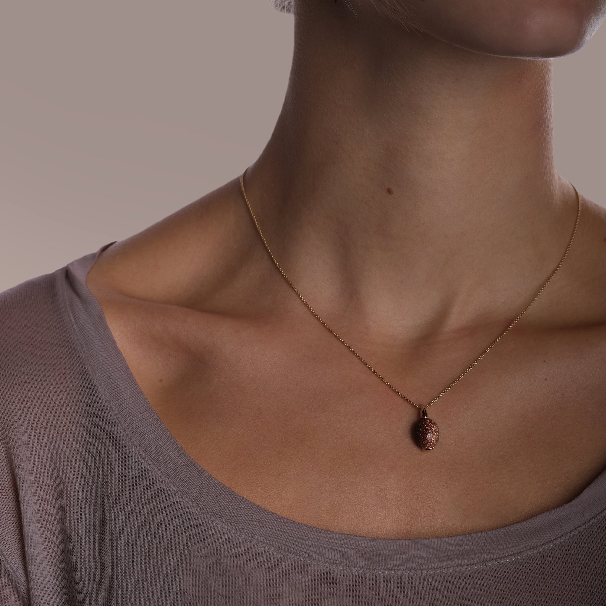 Collier Princesse du Cosmos - or jaune 18k - AGUADEORO