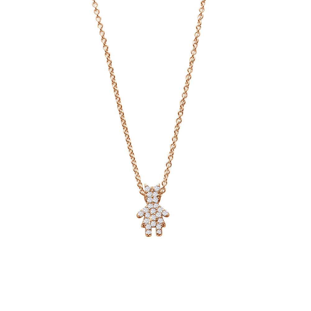 Collier L'Enfant Etoilé F - or rouge 18k - AGUADEORO