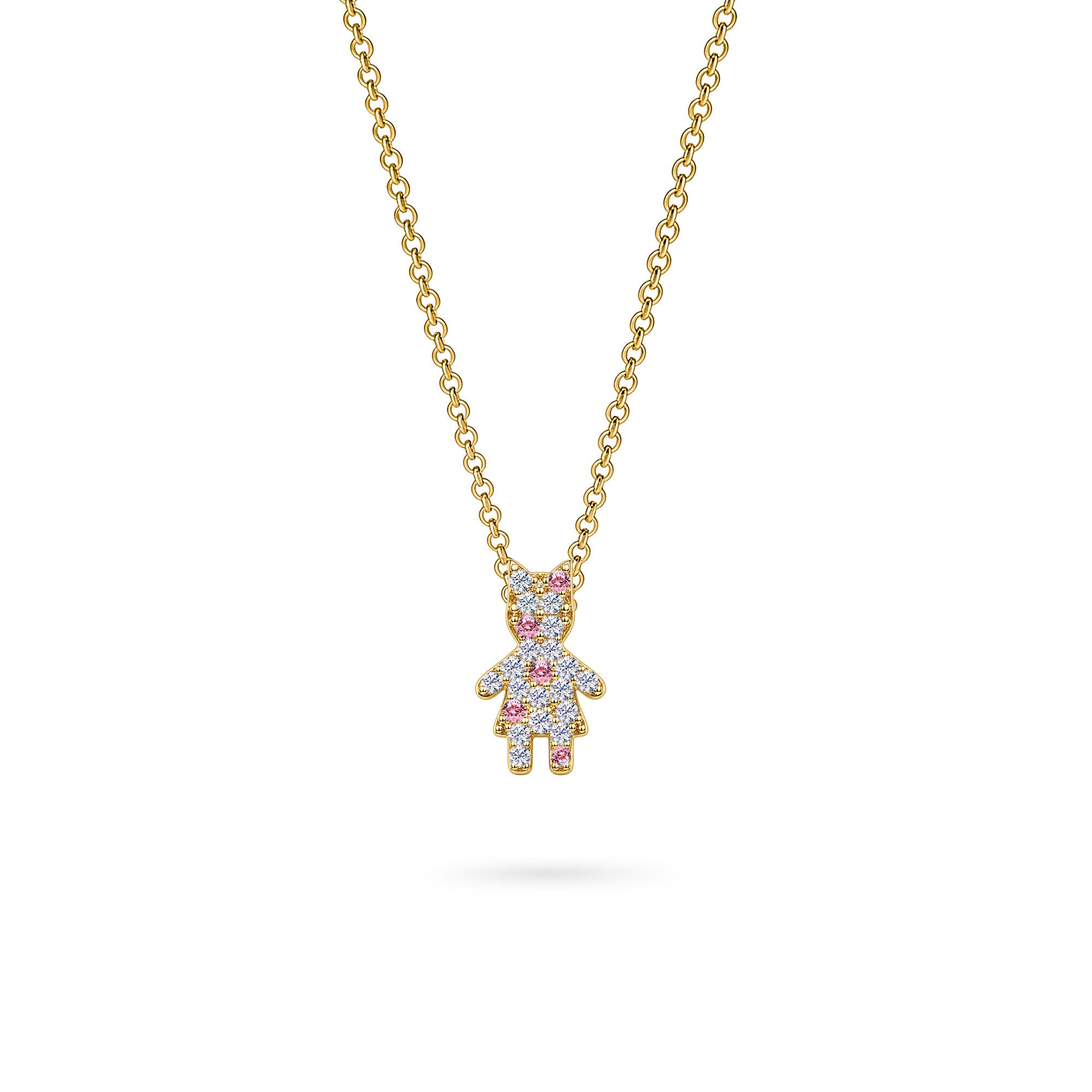 The Little Muse – Pink Confetti |oro amarillo 18k