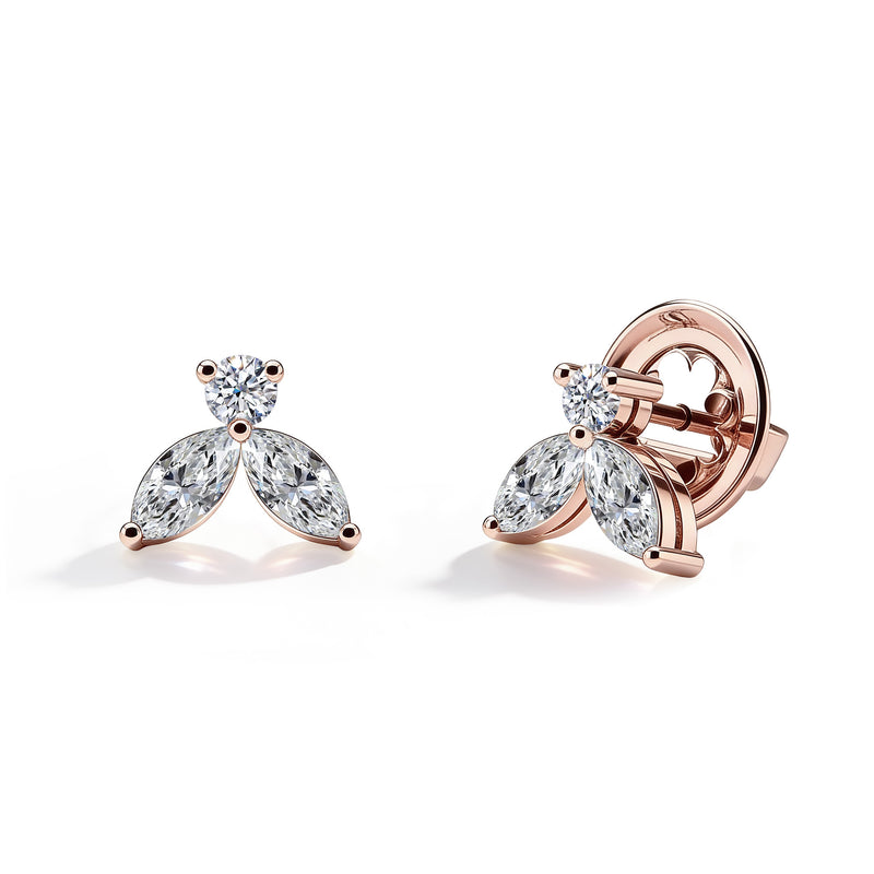 Little Bees – 0.50 ct – 18k red gold