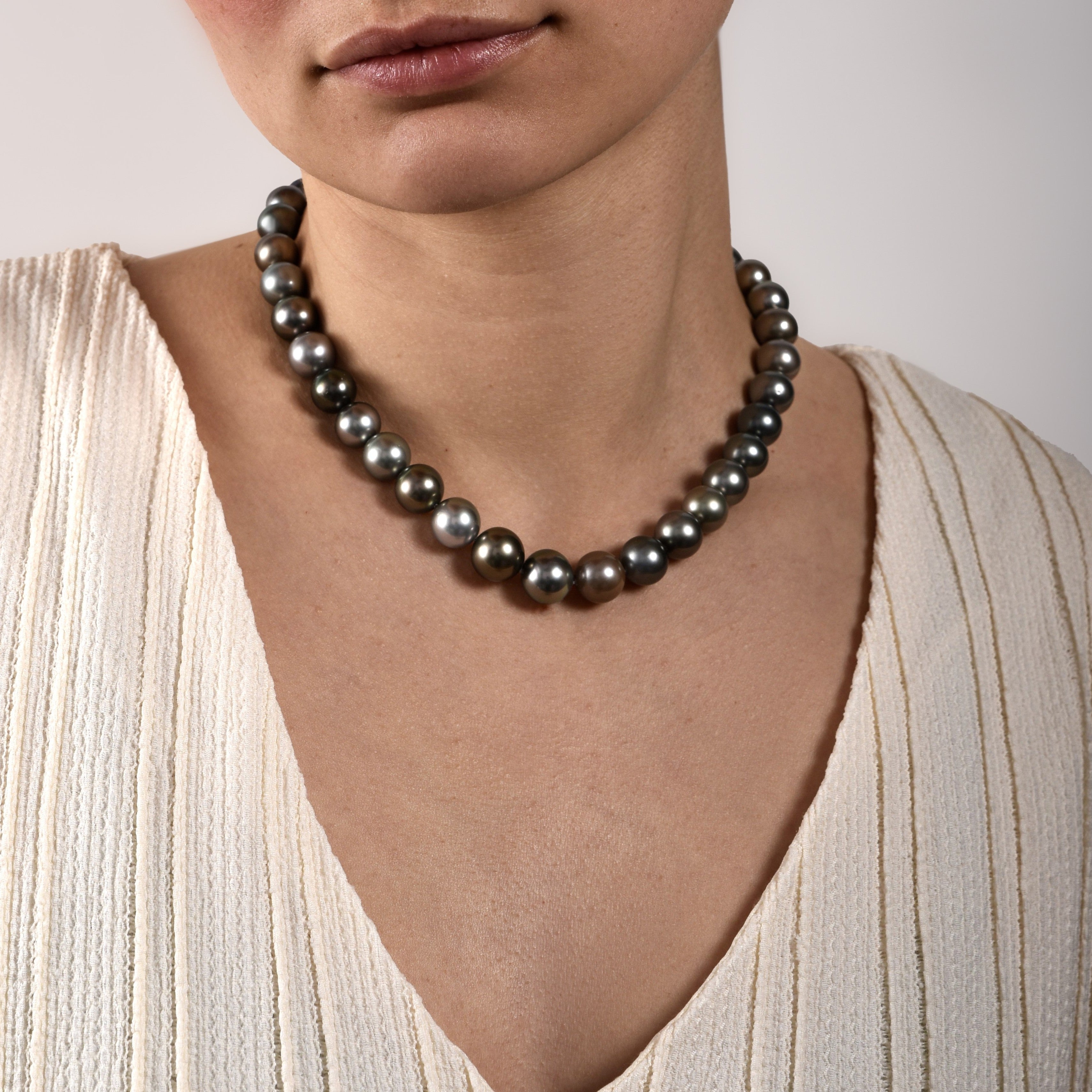 Collier de perles multicolores Tahiti