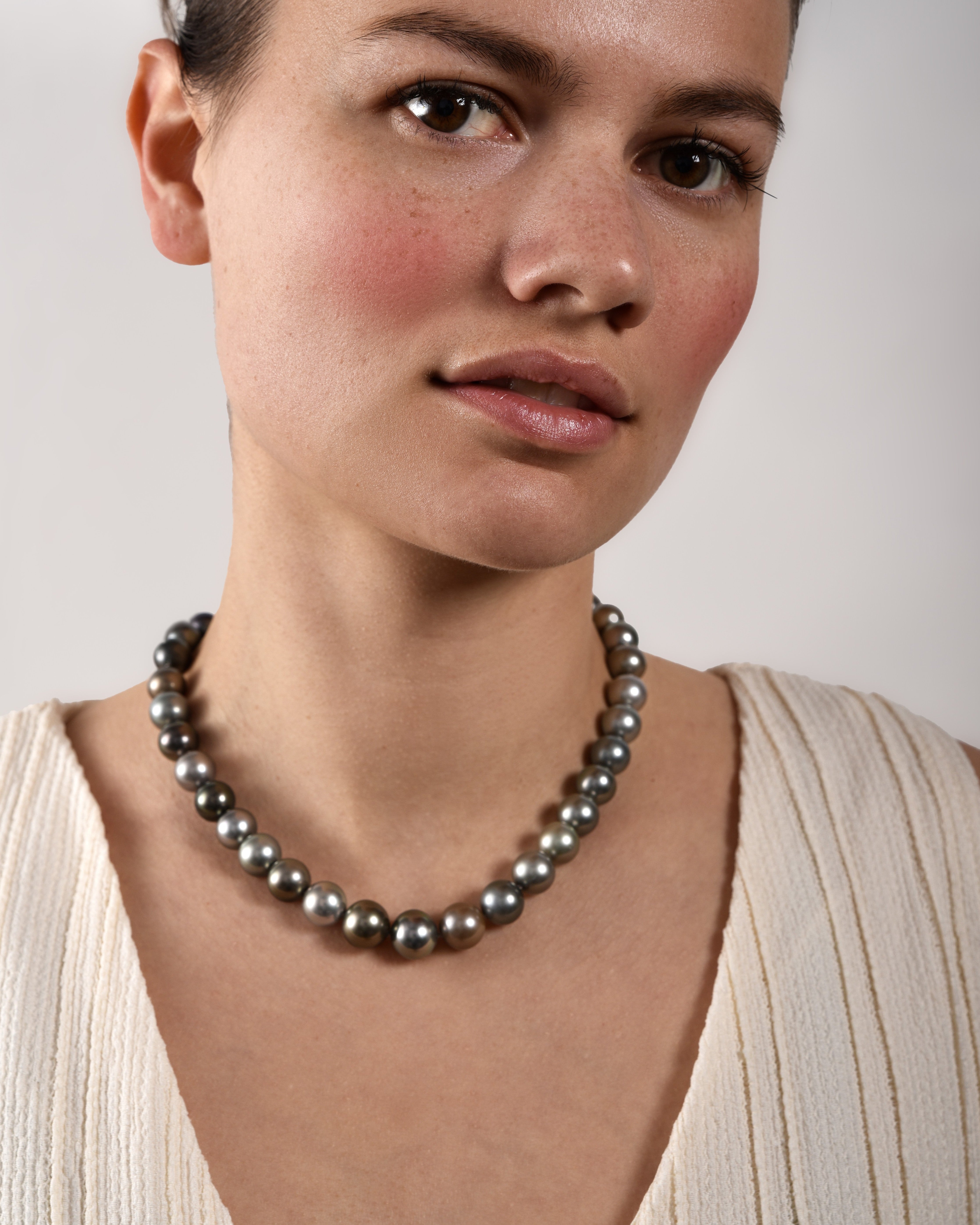 Collier de perles multicolores Tahiti
