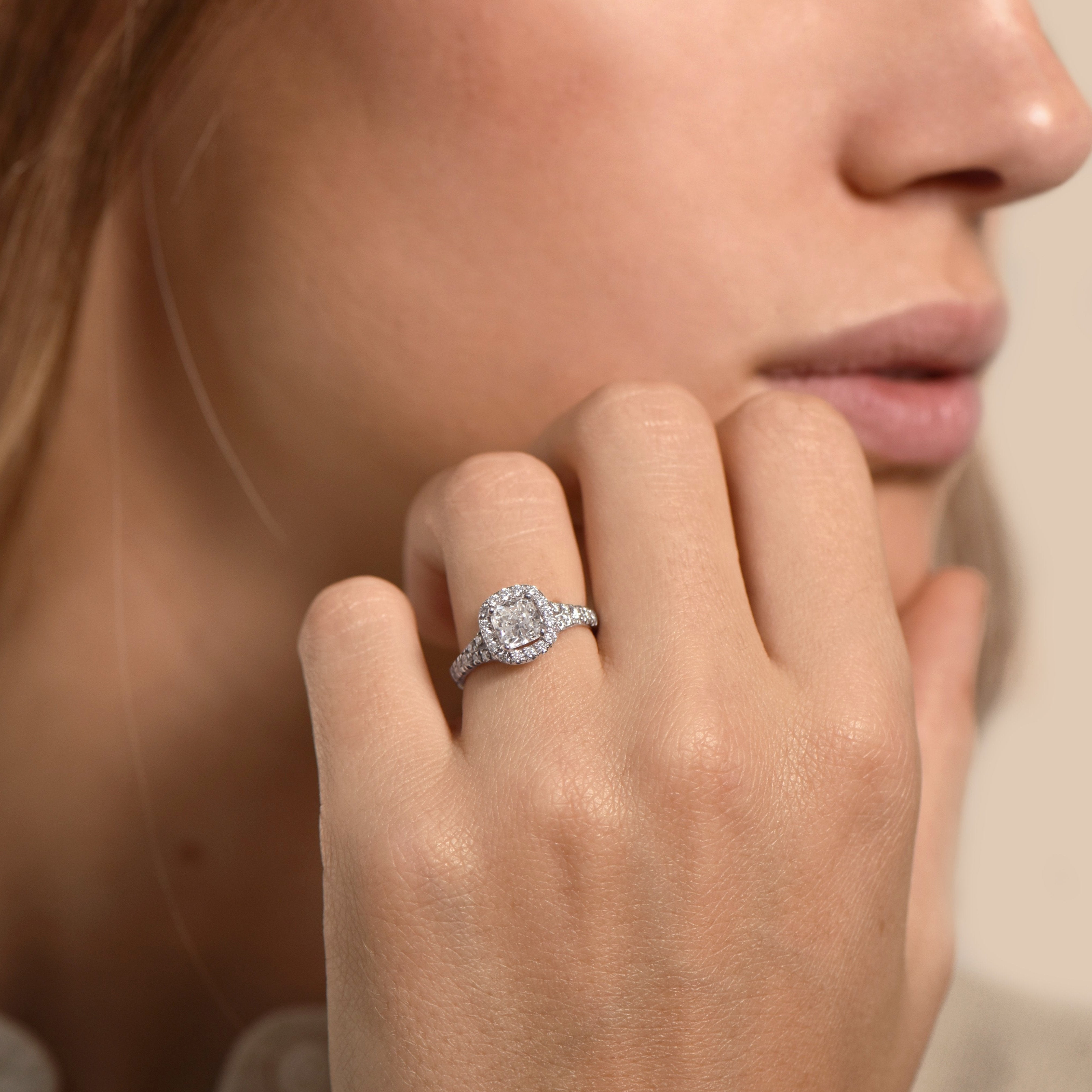 Miss Congeniality - 1.00 carat - or blanc 18k - AGUADEORO