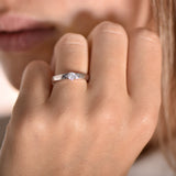 The Minimalist Lady 0.30 carats - platine 950 - AGUADEORO