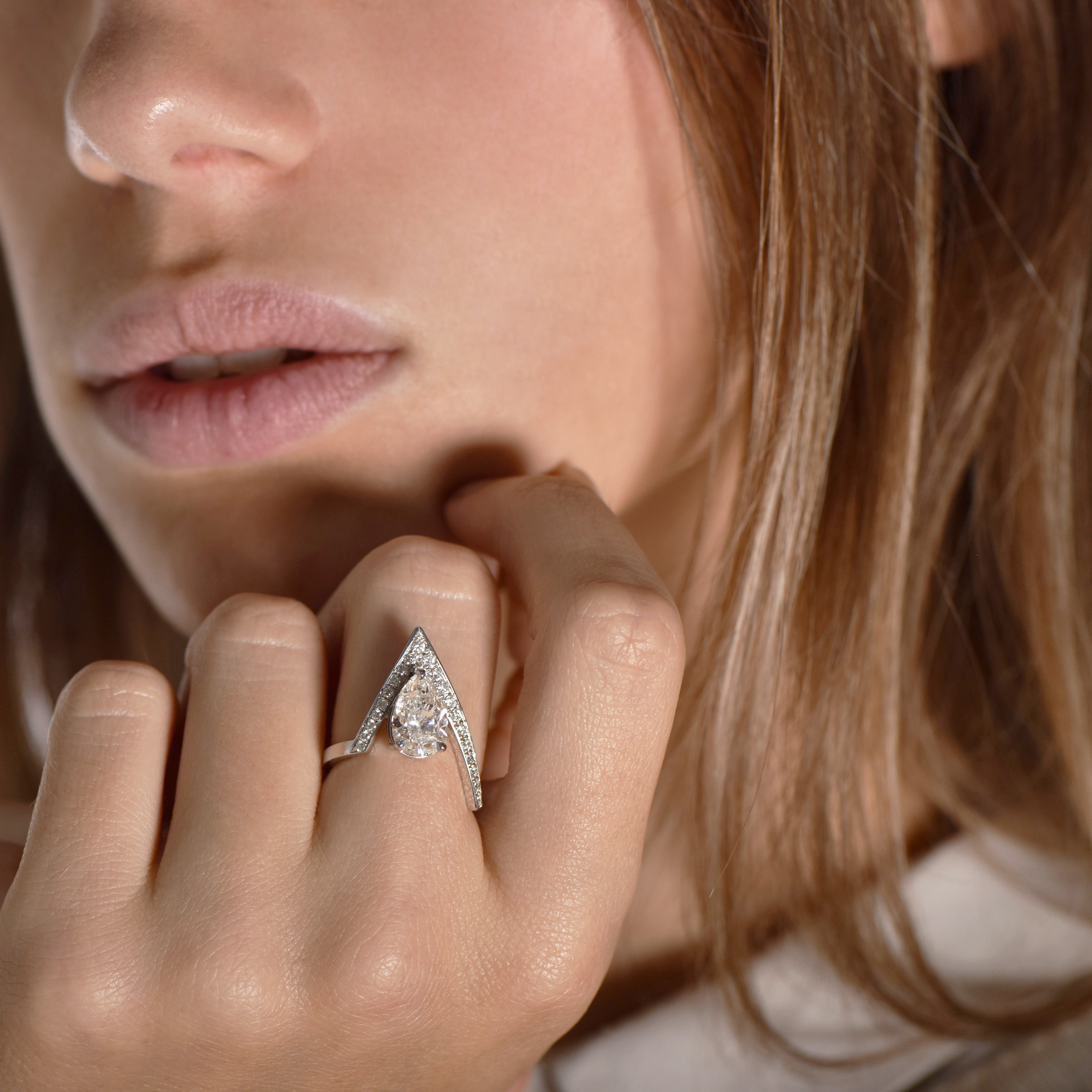 The Fancy A - 2.00 carat - platine 950 - AGUADEORO