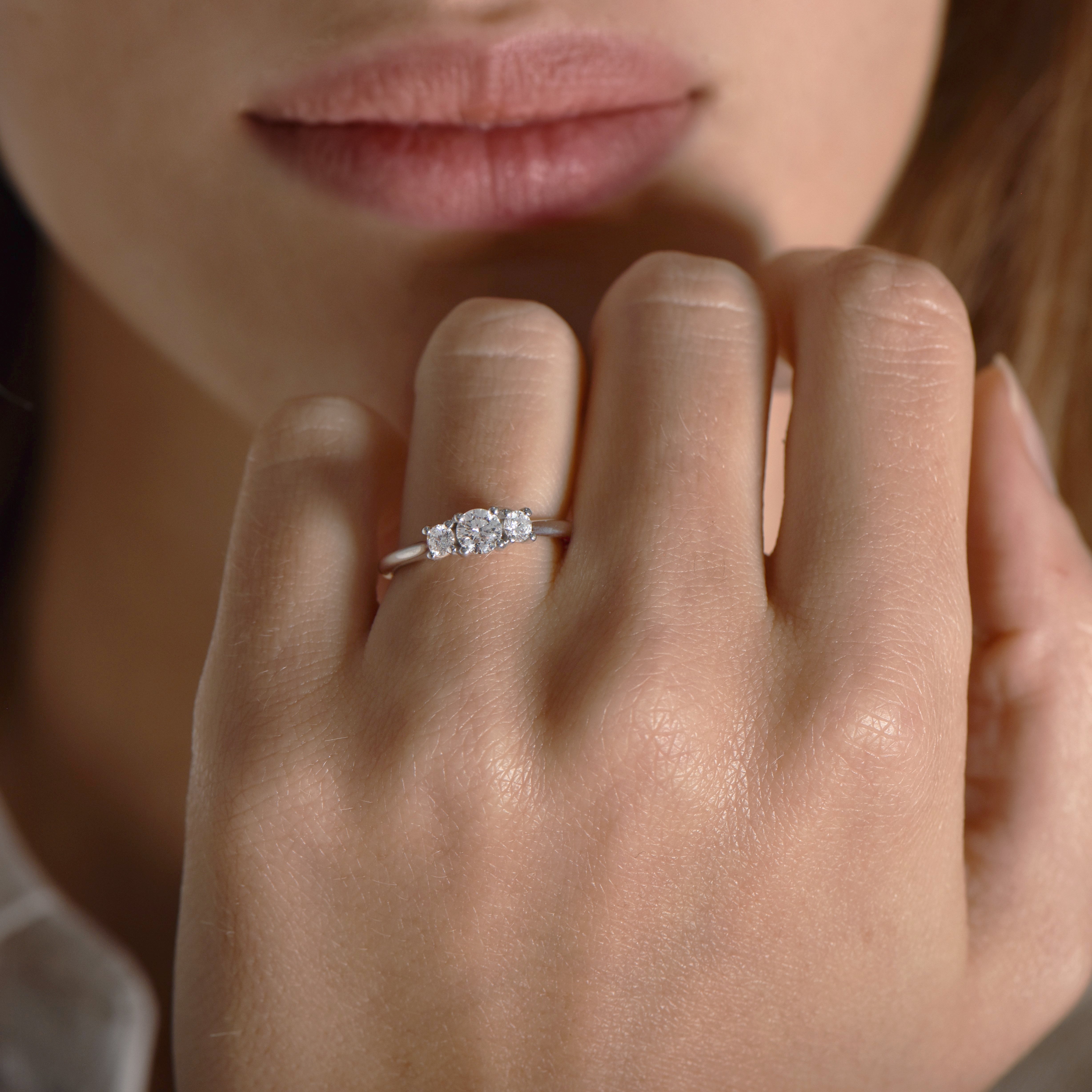 Three Little Birds 0.30 carats - platine 950 - AGUADEORO