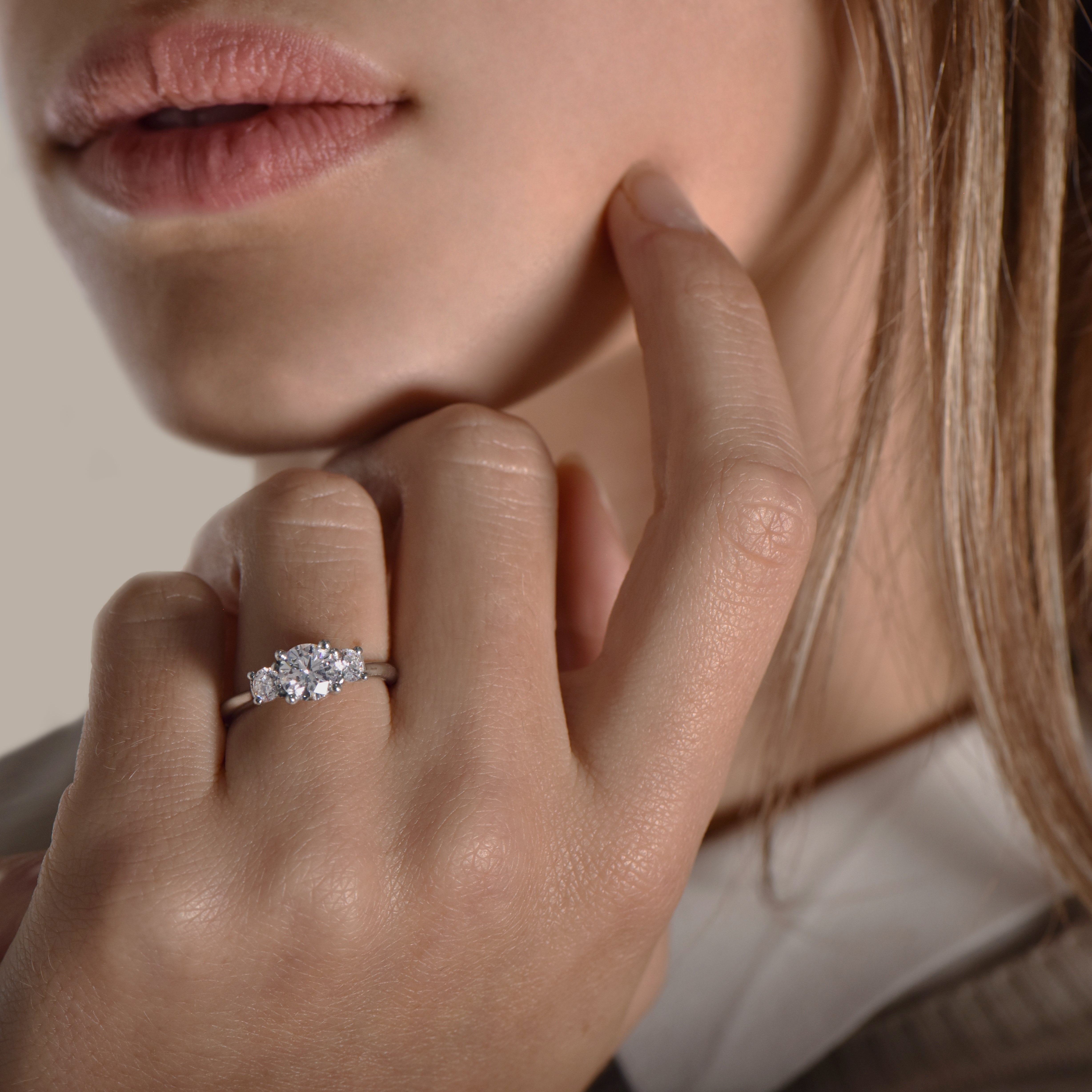 Three Little Birds 1.00 carats - platine 950 - AGUADEORO