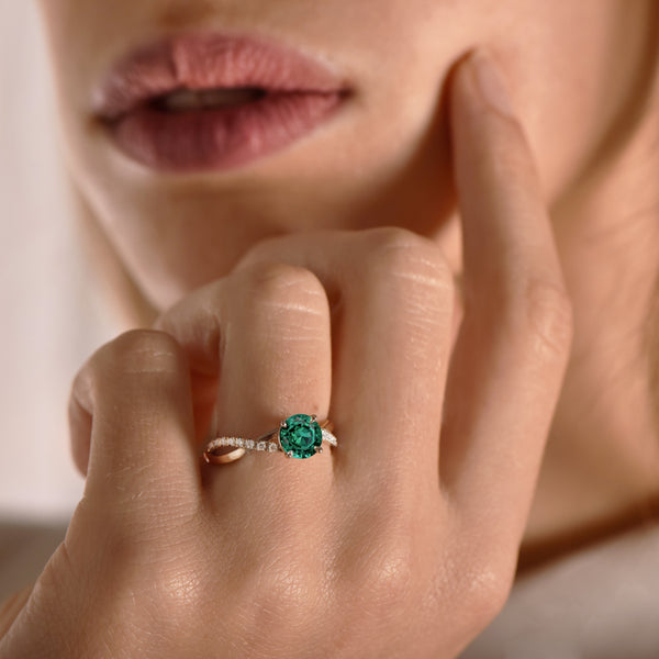 Féeriquement coquette - 1.00 carat - or rouge 18k - AGUADEORO