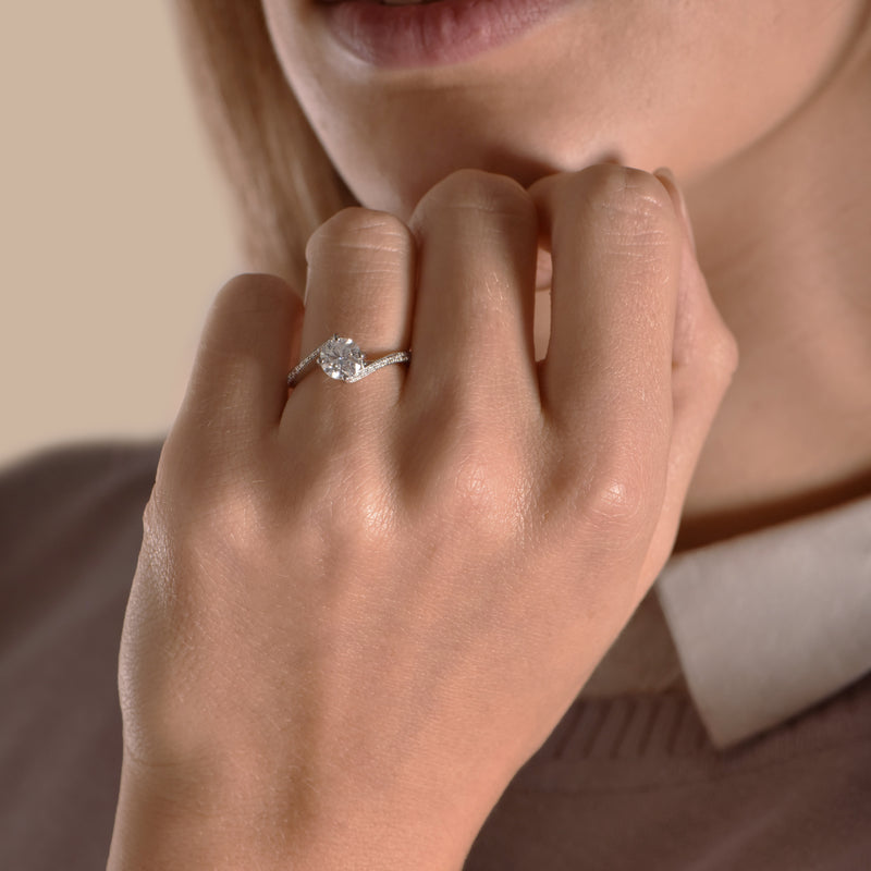 Fantastic Twist and Shout  - 1.00 carat - platine 950 - AGUADEORO
