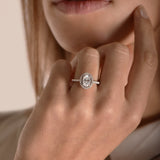 The Temple of Saturn 1.00 carats - or blanc 18k - AGUADEORO