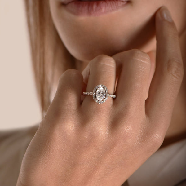 The Temple of Saturn 1.00 carats - or blanc 18k - AGUADEORO