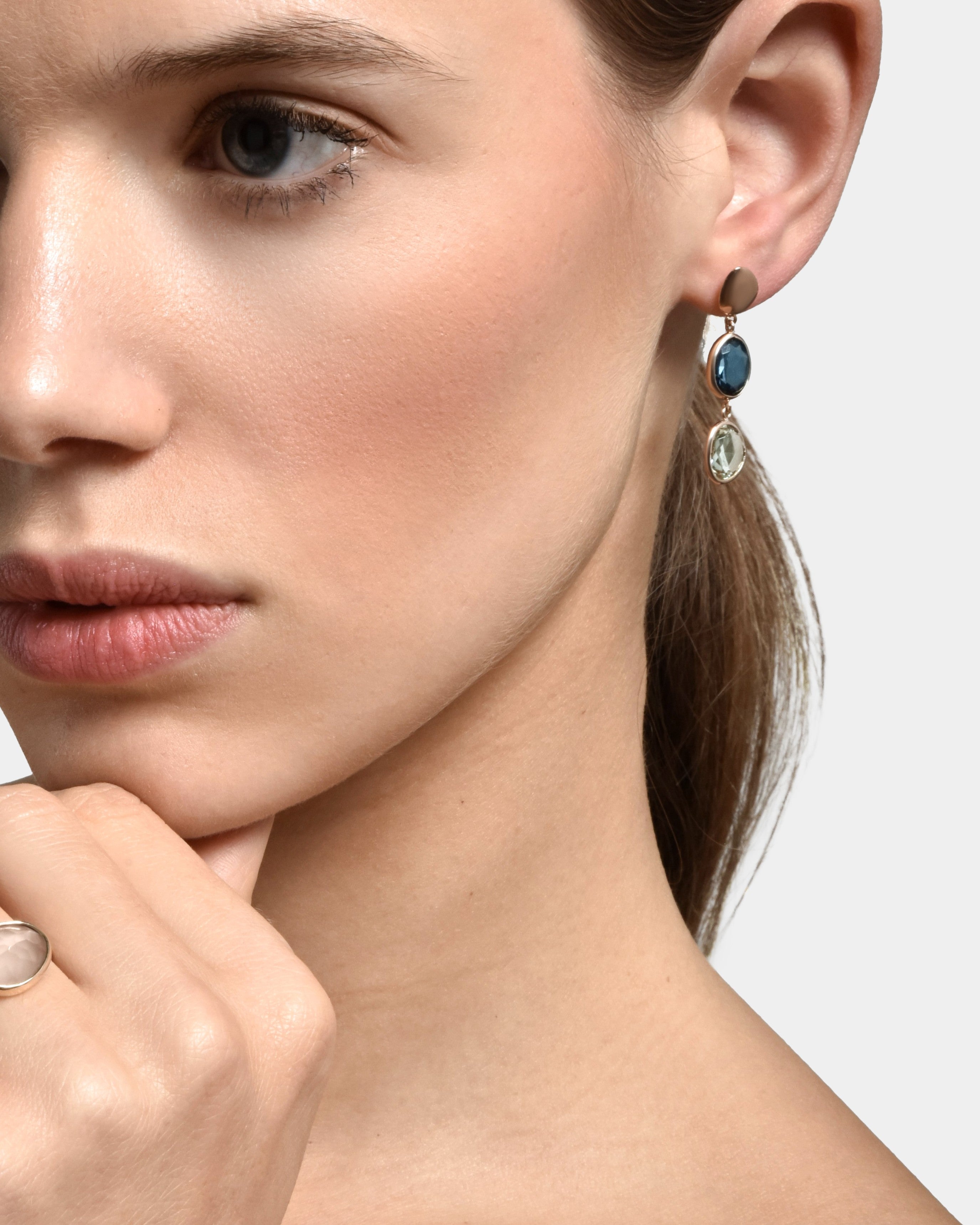 Pendientes Océane - oro amarillo de 18k