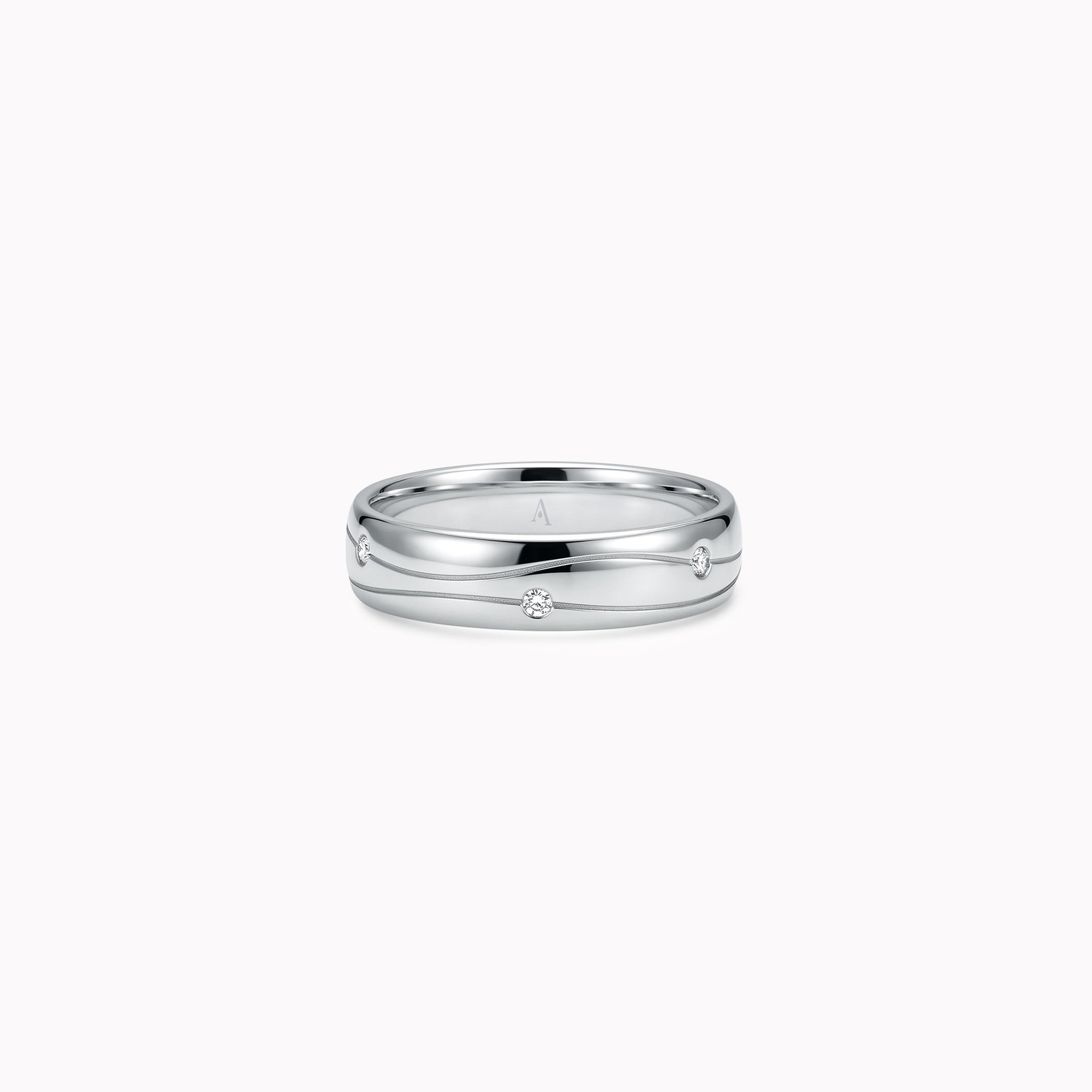 The Fancy Double Waterway - platino 950