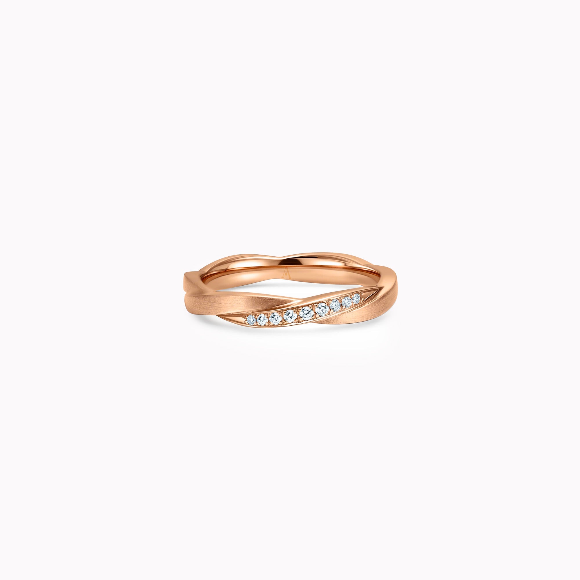 The Fancy Two-Ply Cord - oro rojo 18k