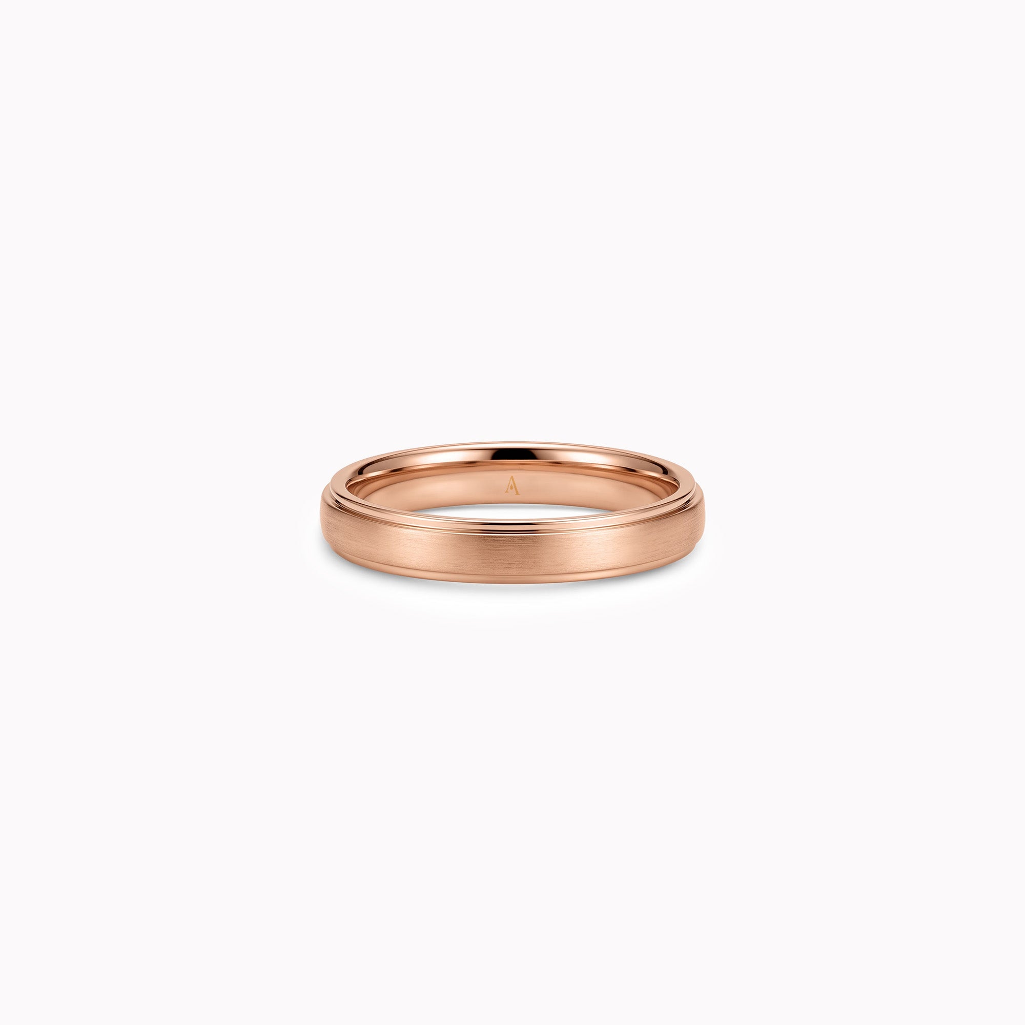 The Large Up and Down Band - oro rojo 18k