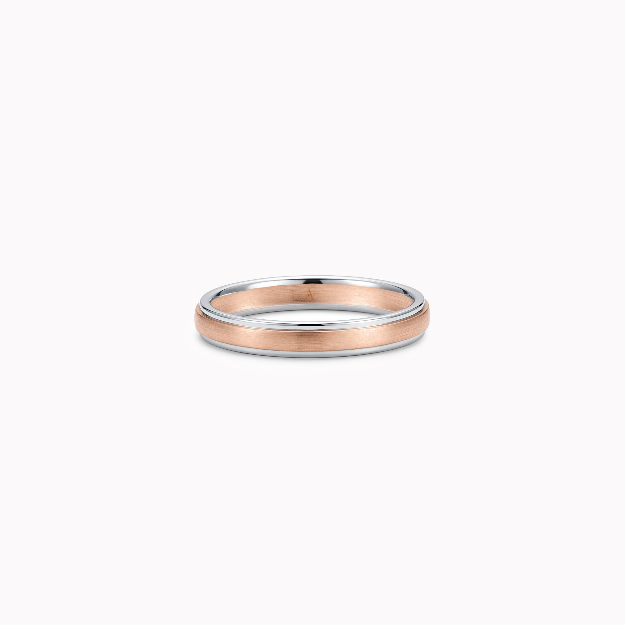 The Up and Down Band - oro rojo 18k y oro blanco 18k