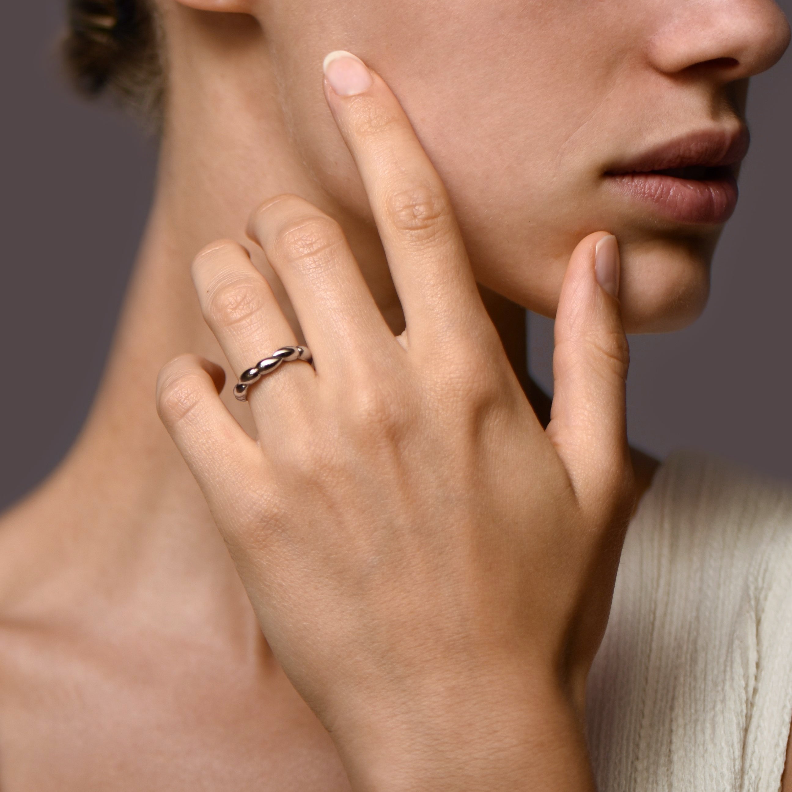 Great Tresa Drops - or blanc 18k - AGUADEORO