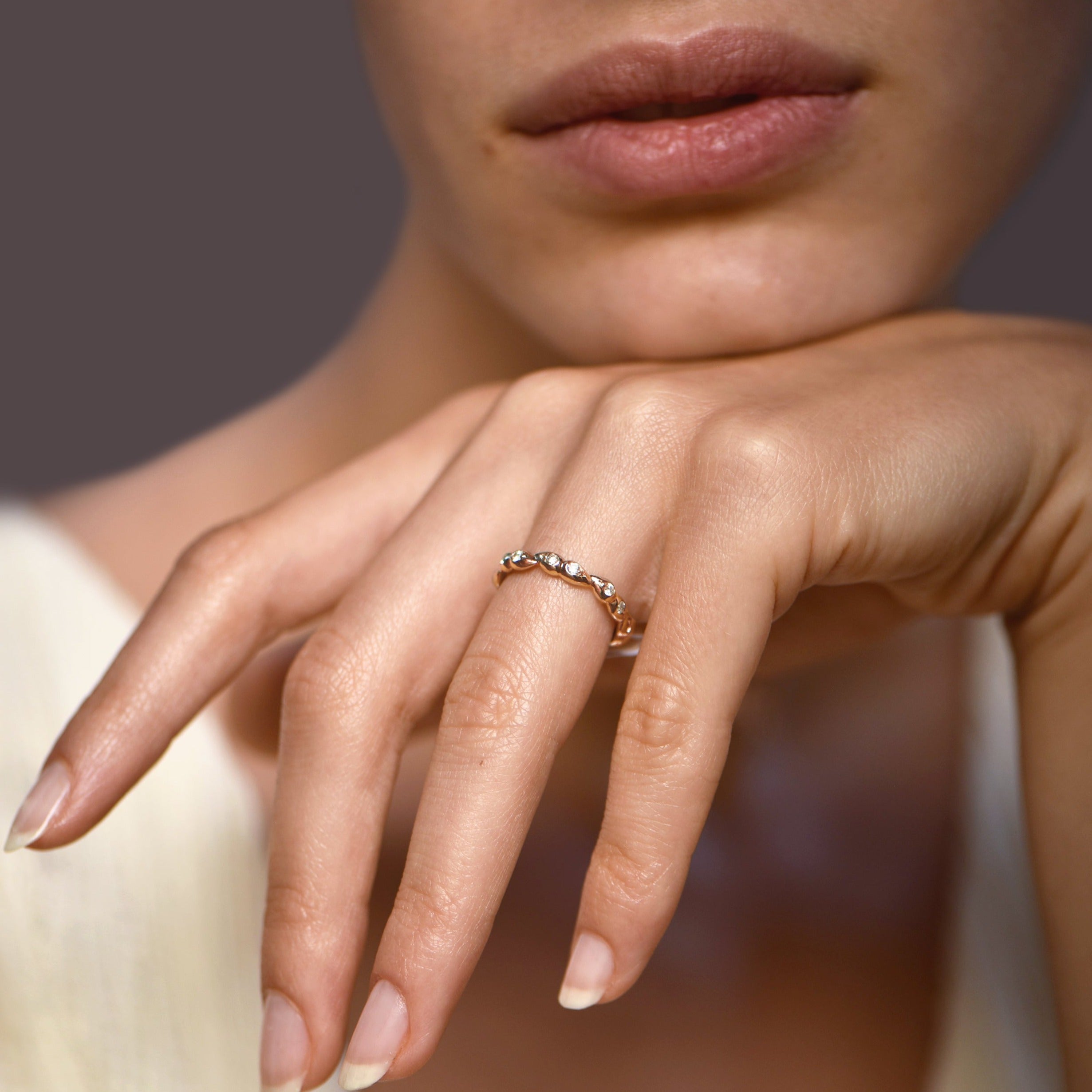 Fancy Tresa Drops - or rouge 18k - AGUADEORO