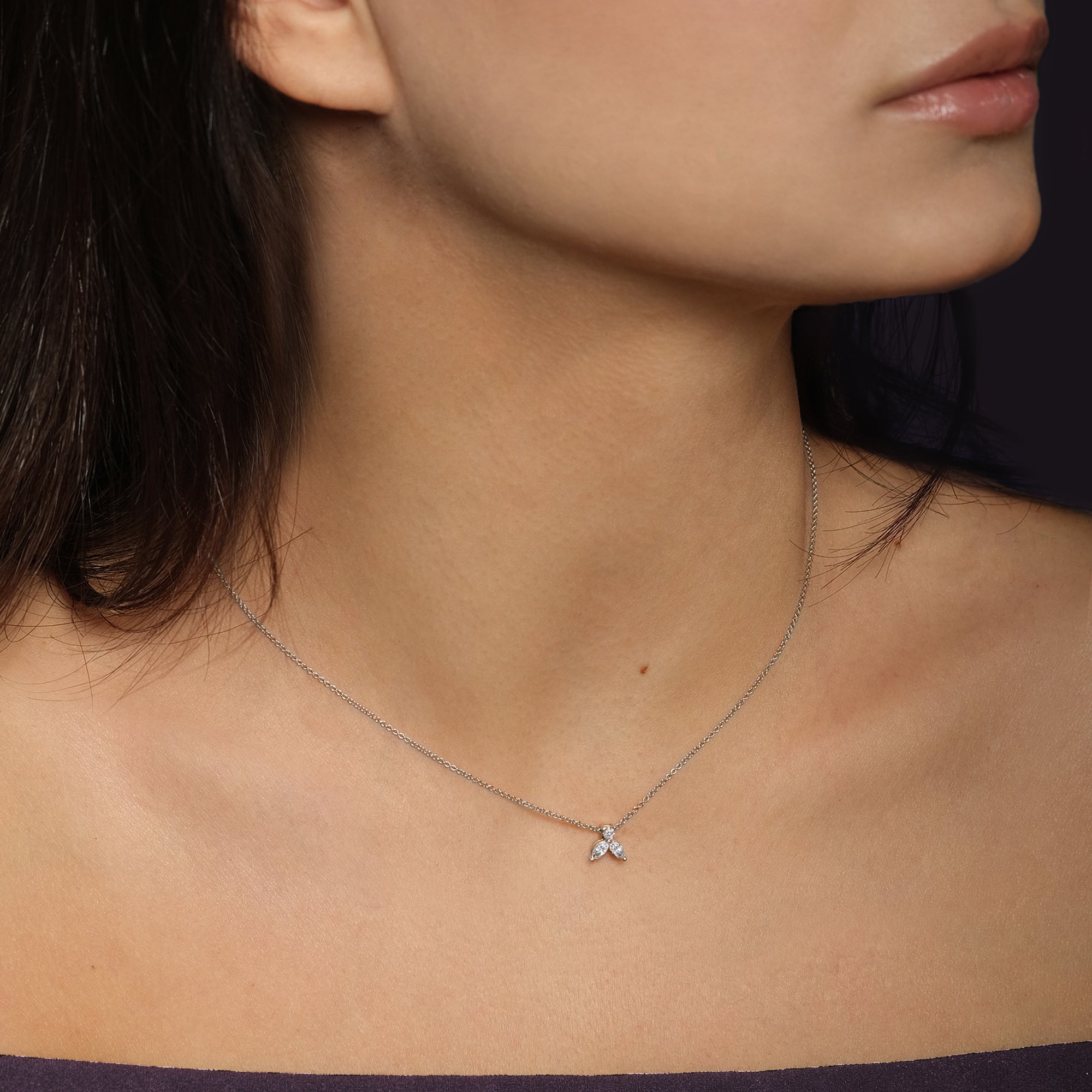 Collier The Little Bee XS - or blanc 18k - AGUADEORO