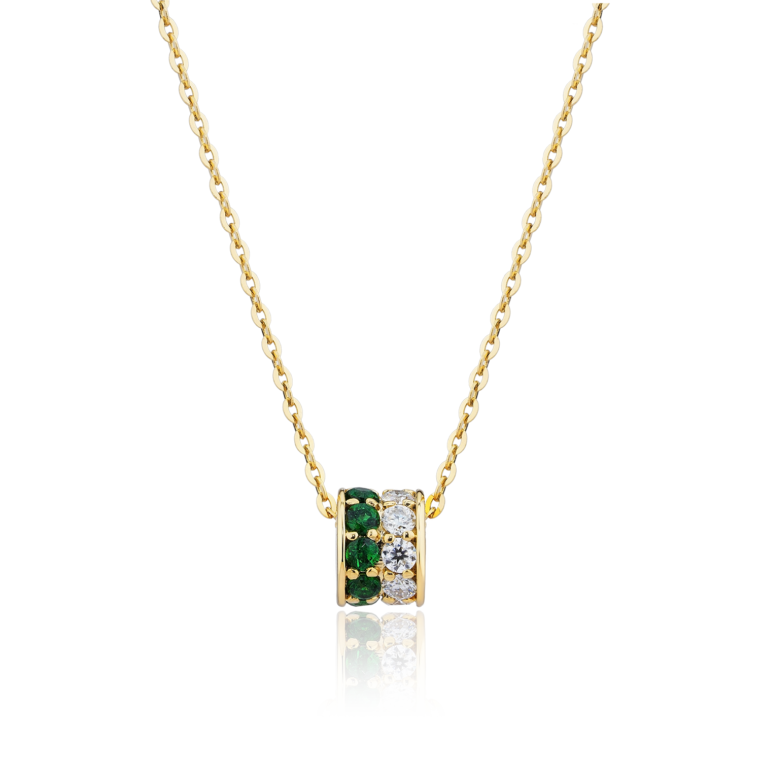 Necklace Rainbow - Yellow gold 18k