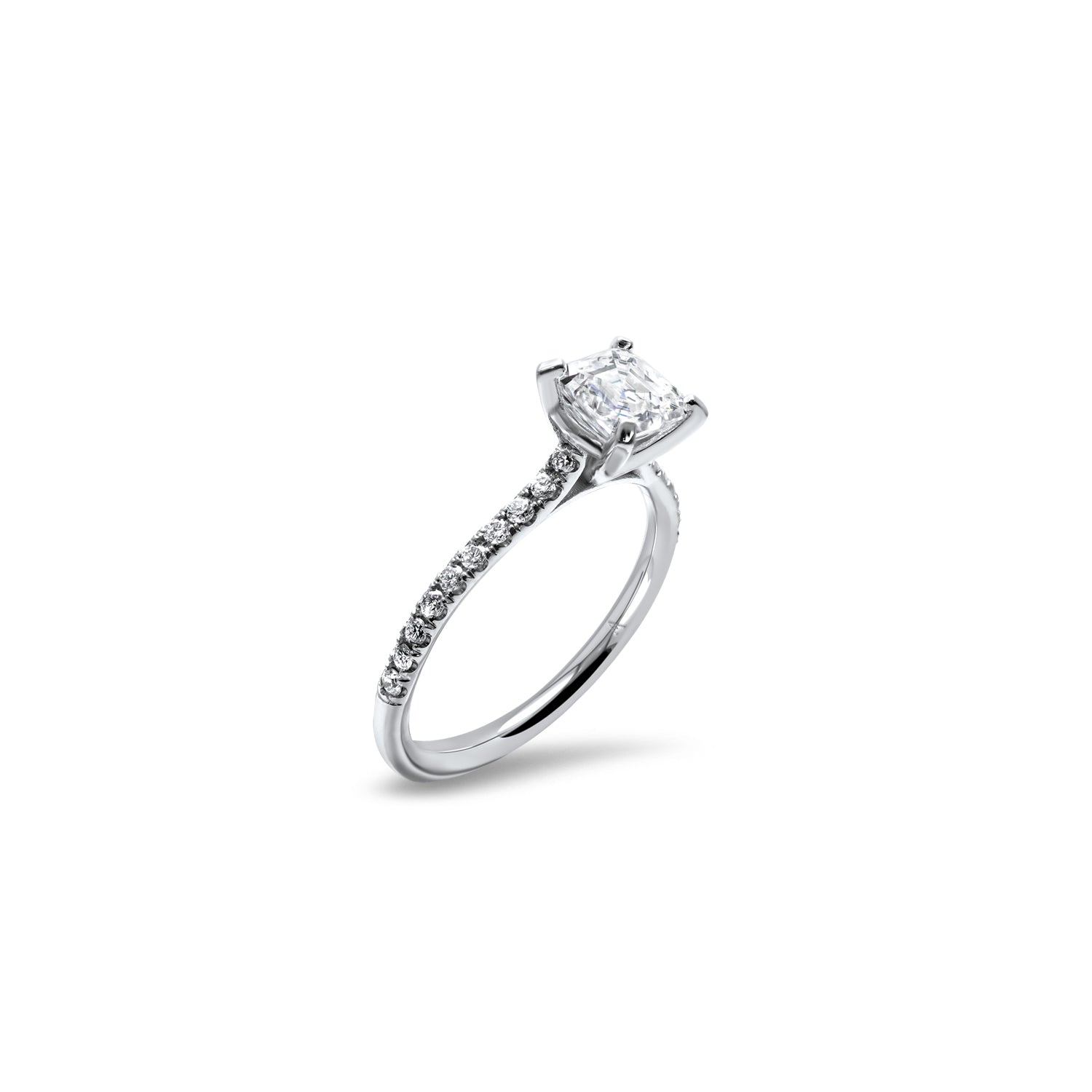 The Fancy Ice Cube 1.00 carats - or blanc 18k - AGUADEORO