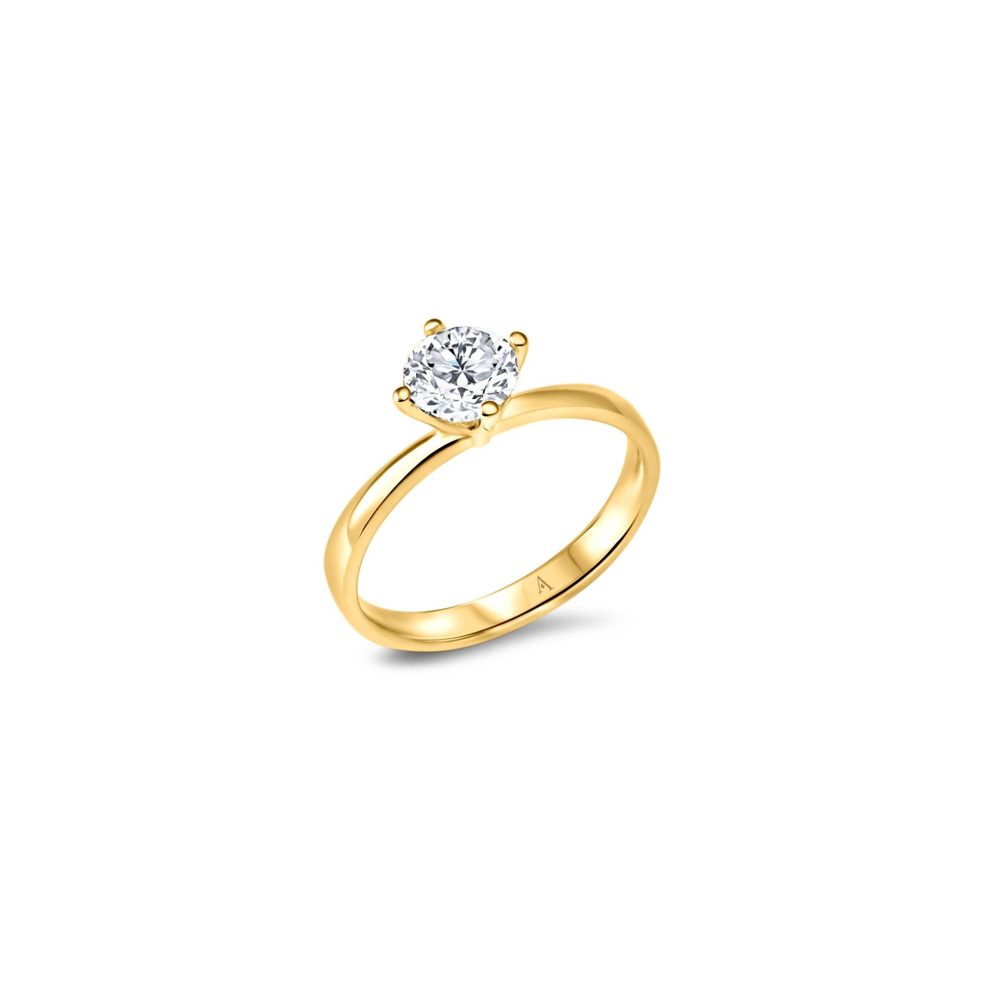 Miss Simplicité (XL) - 1.00 carat - or jaune 18k - AGUADEORO