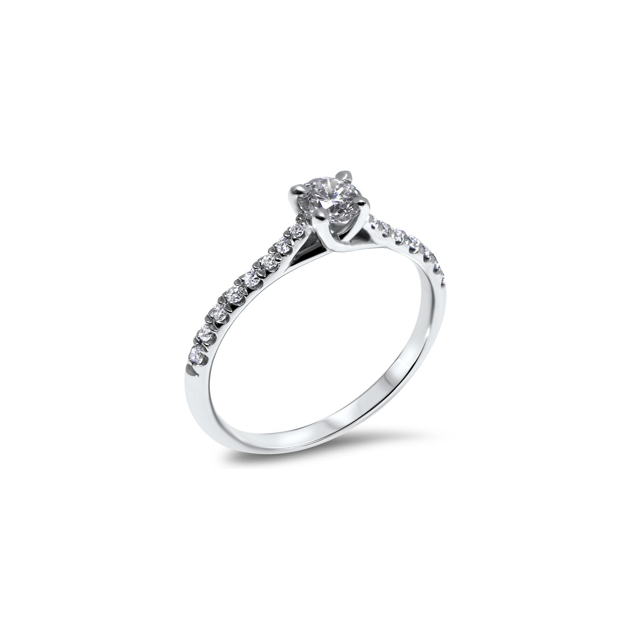 Fancy Little Sweetheart - 0.30 carat - or blanc 18k - AGUADEORO