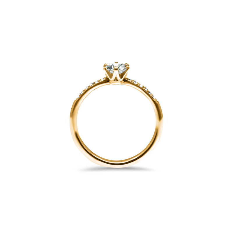 Miss Queen of the queens - 0.50 carat - or jaune 18k - AGUADEORO