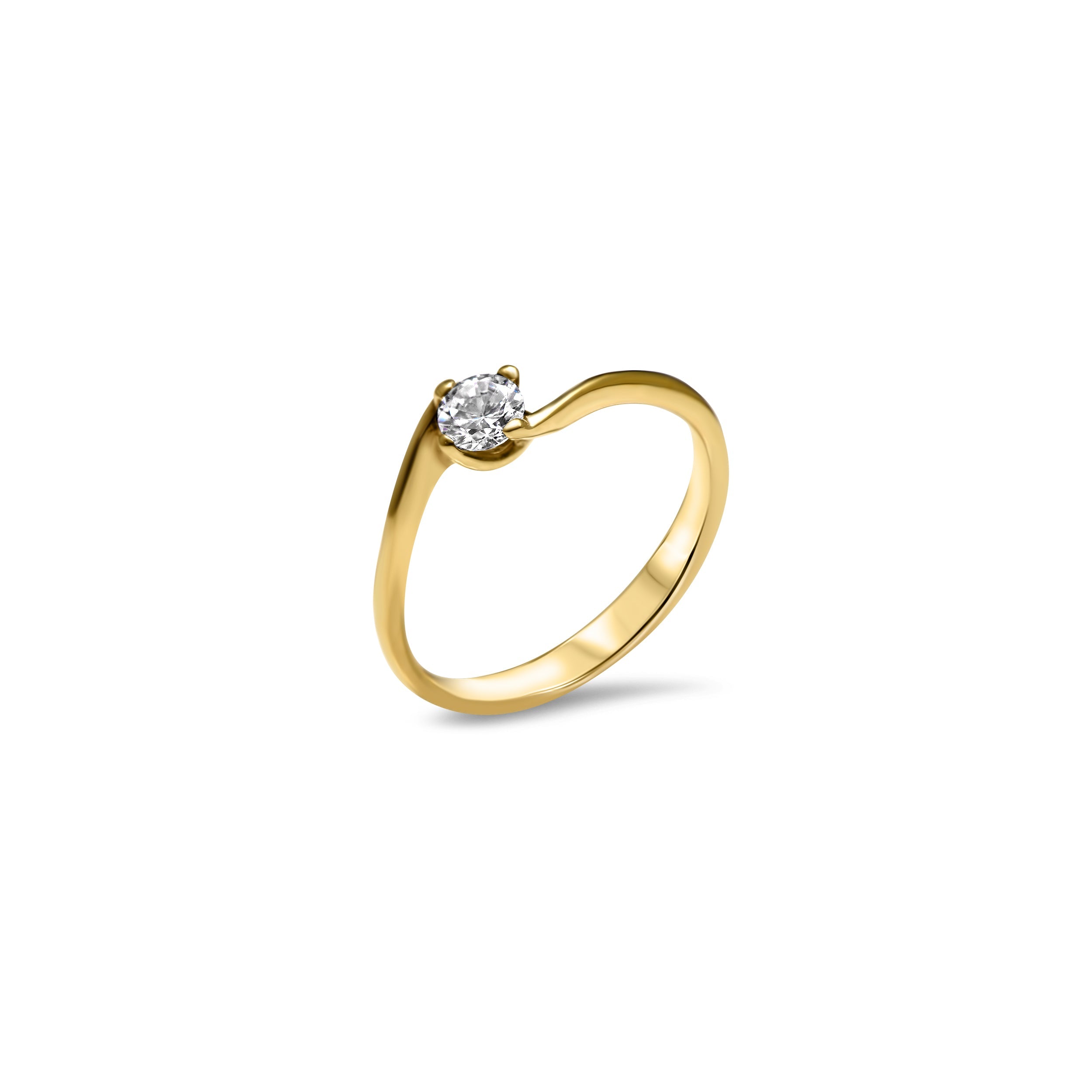 Twist and Shout 0.20 carats - or jaune 18k - AGUADEORO