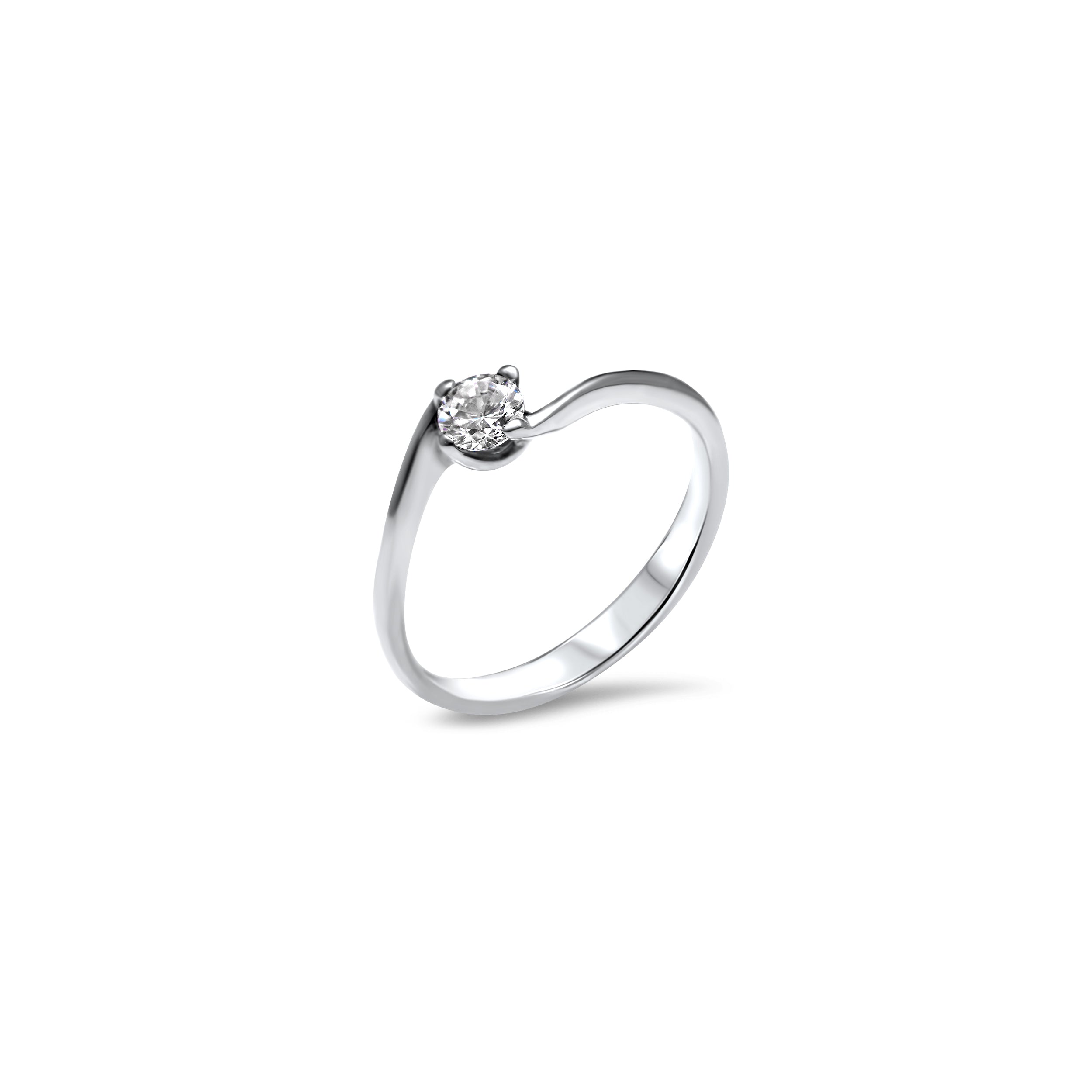 Twist and Shout 0.20 carats - or blanc 18k - AGUADEORO
