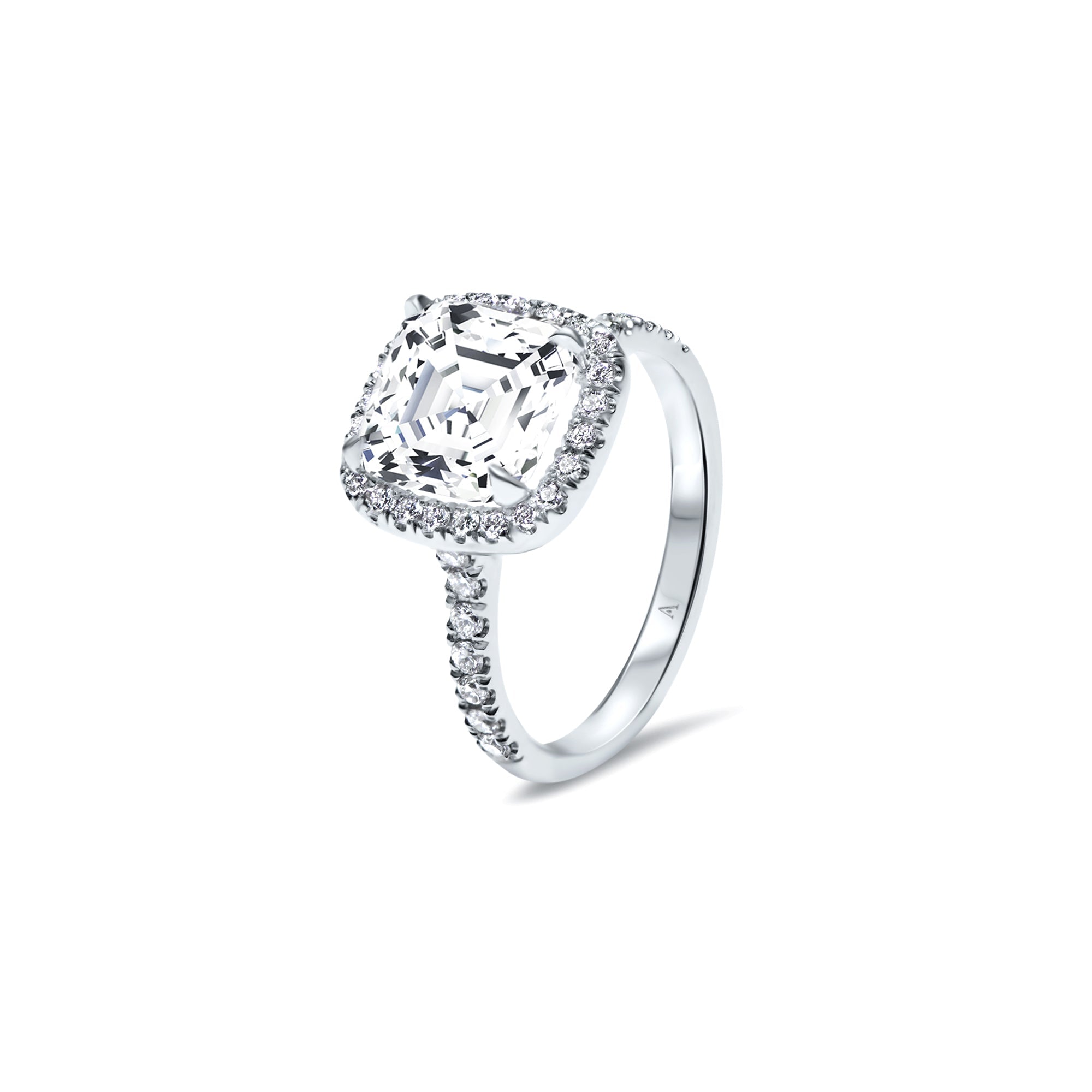 The Fancy Superellipse 3.00 carats - platine 950 - AGUADEORO