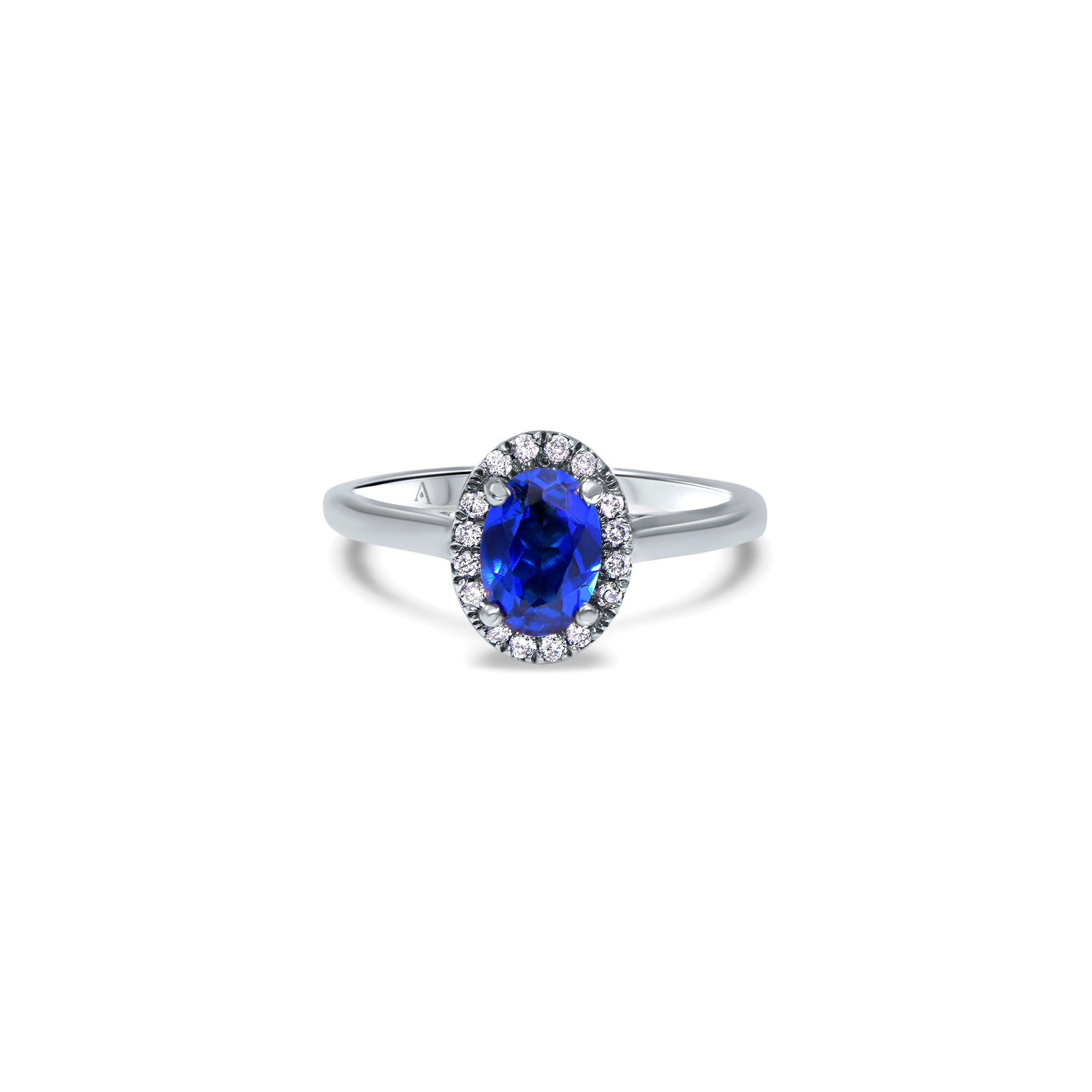The Blue Temple 0.75 carats - platine 950 - AGUADEORO