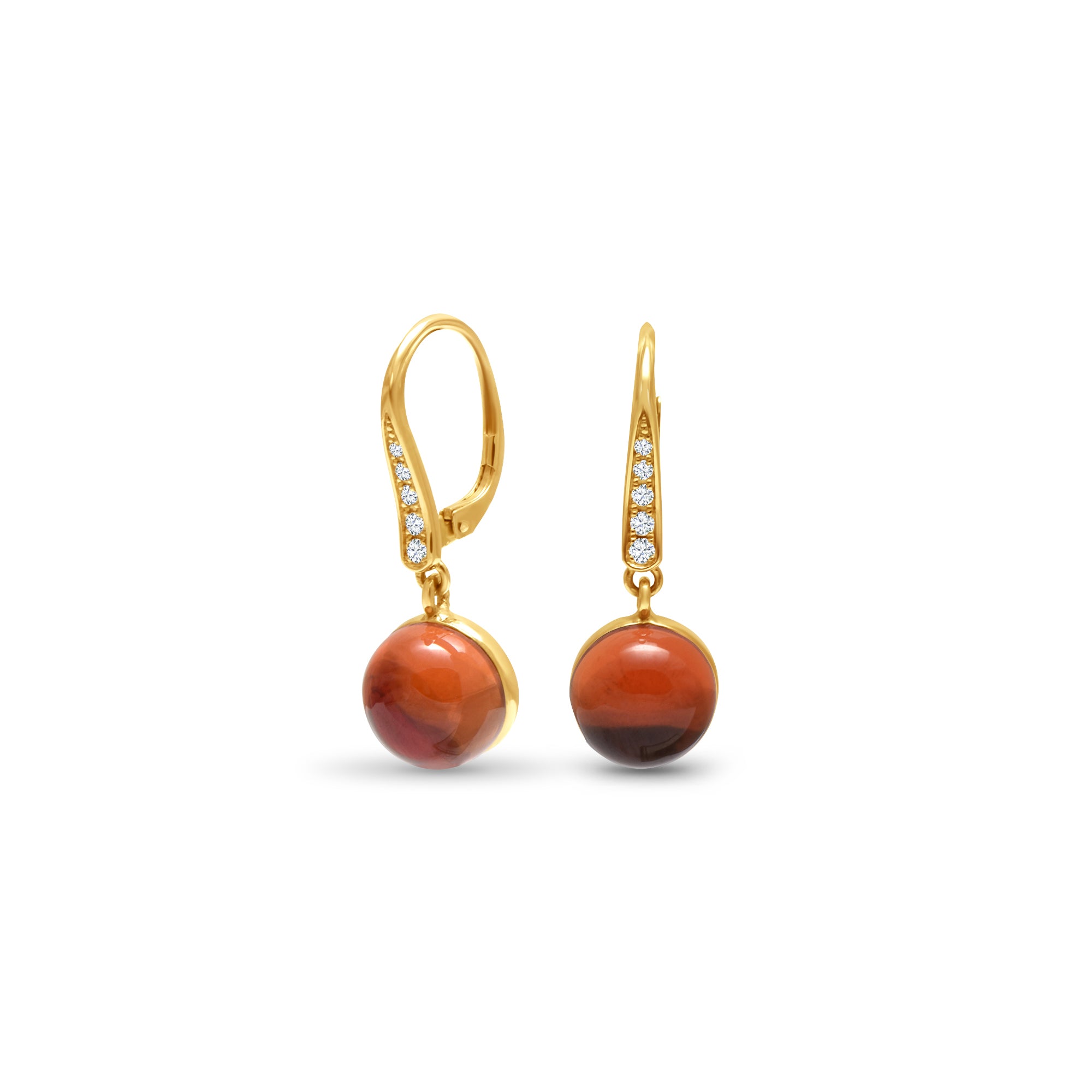 LA LA LA Orange - Round - or jaune 18k - AGUADEORO