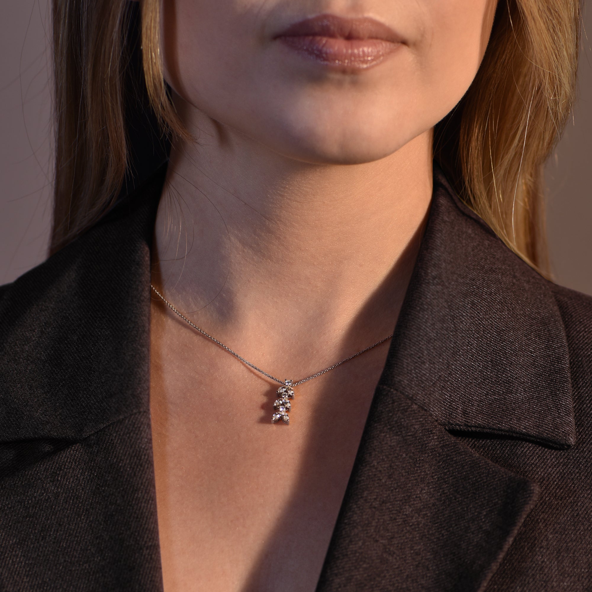 Collier Little Bee - or blanc 18k - AGUADEORO