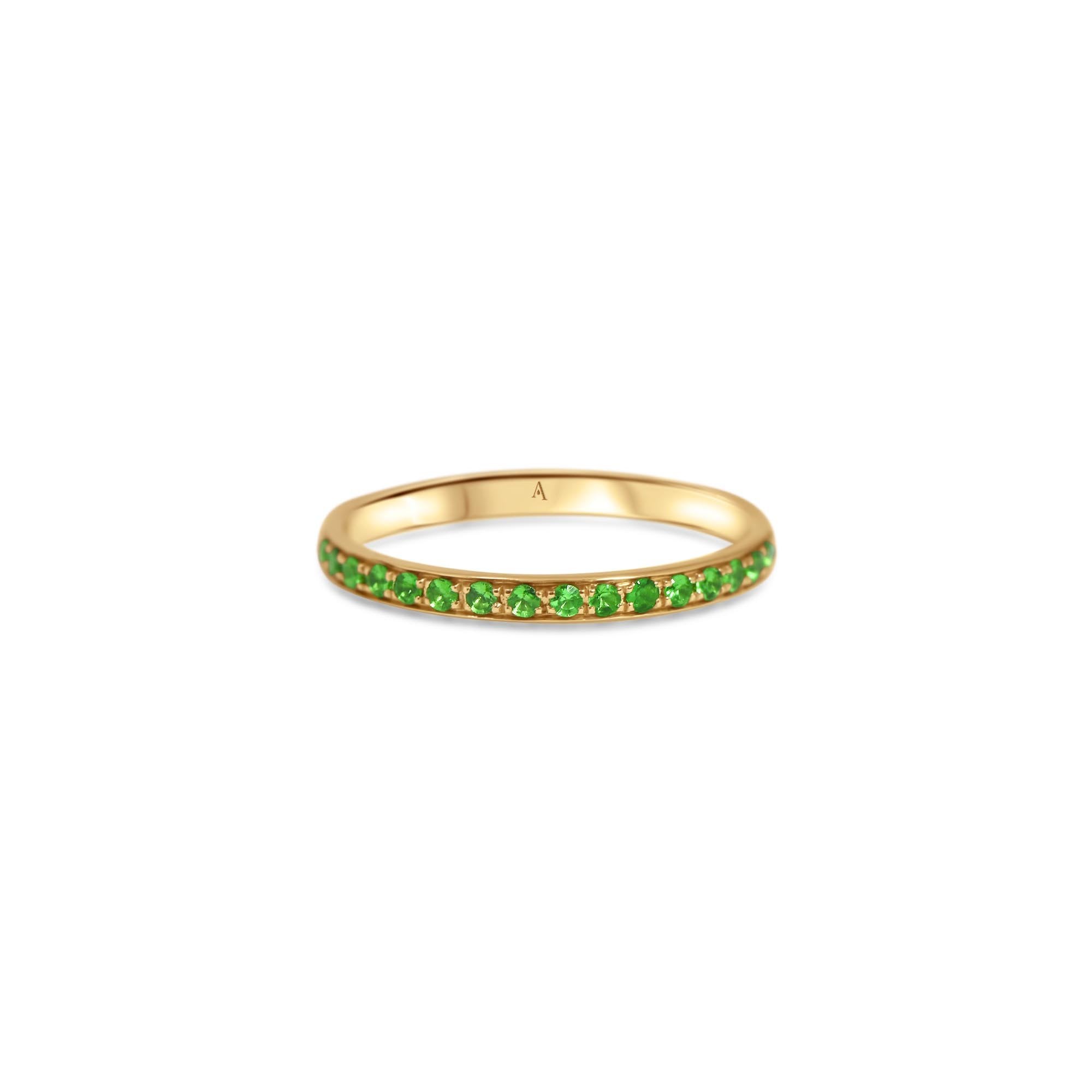 Rainbow Vert Vibrant - or jaune 18k - AGUADEORO