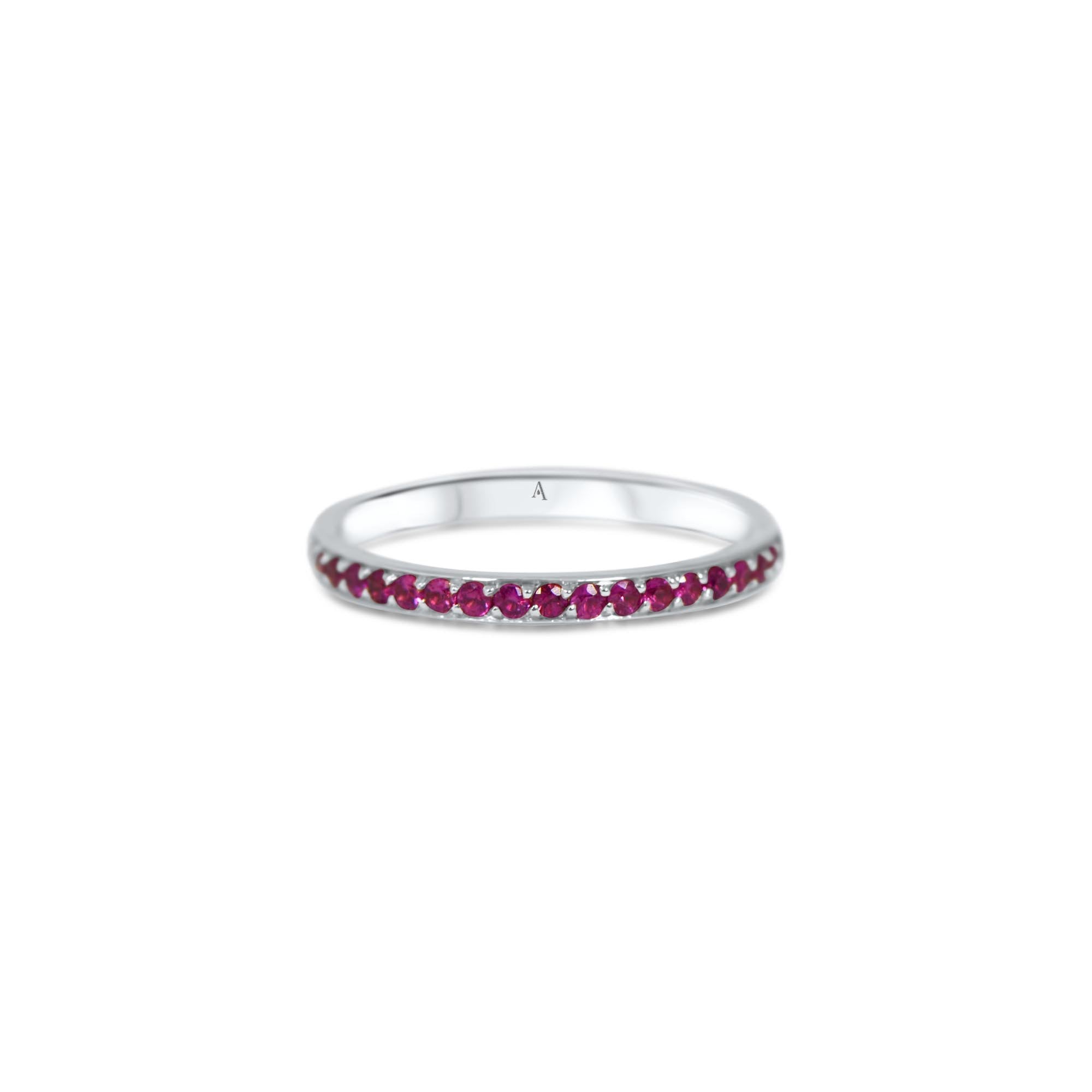 Rainbow Rouge - platine 950 - AGUADEORO