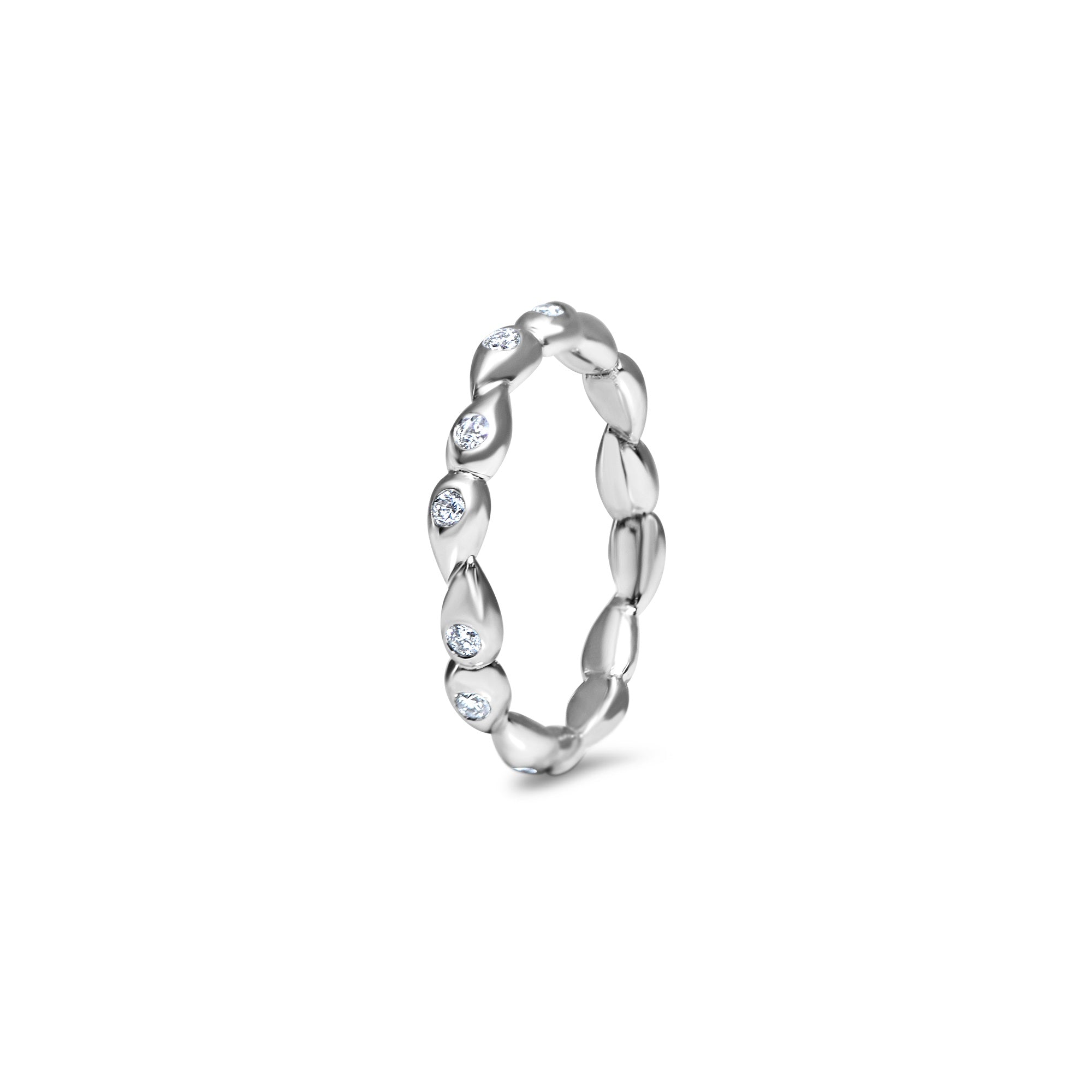 Bague Mémoire en forme de gouttes