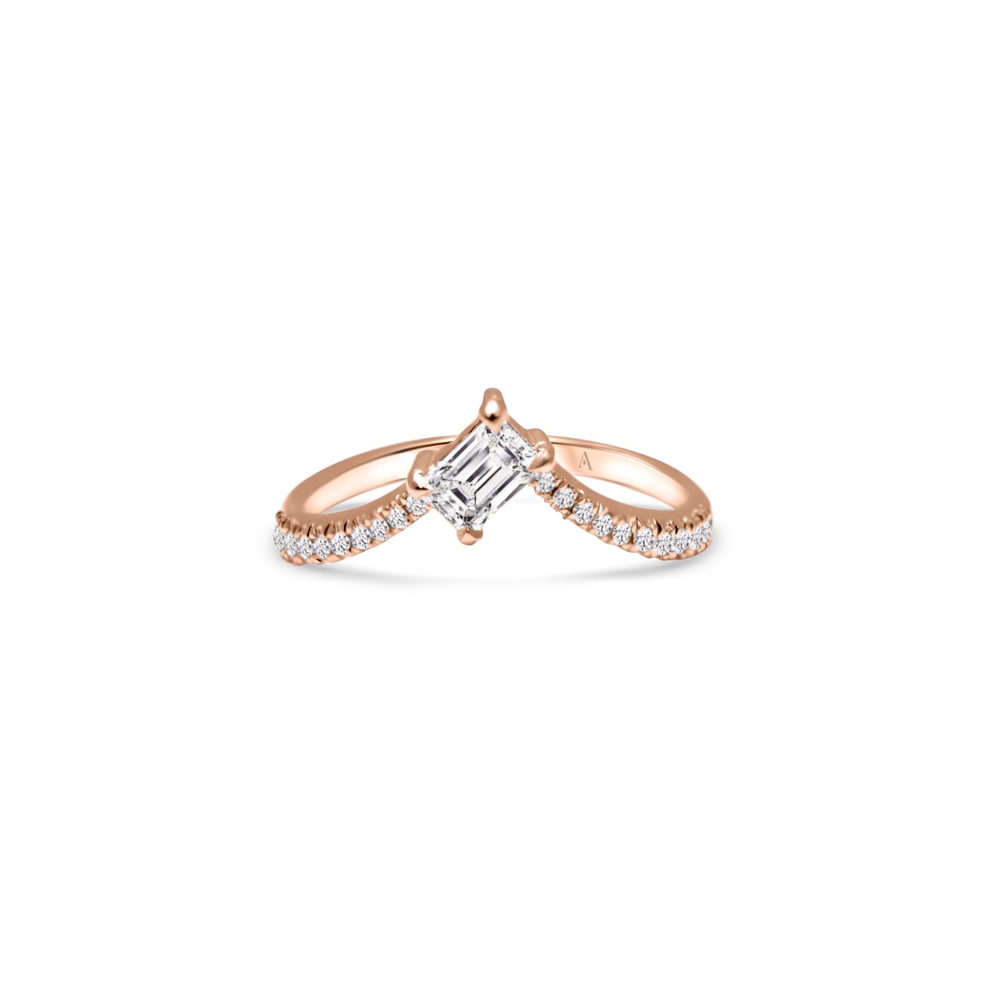 The Fancy Little Ice Skating Girl 0.30 carats - or rouge 18k - AGUADEORO