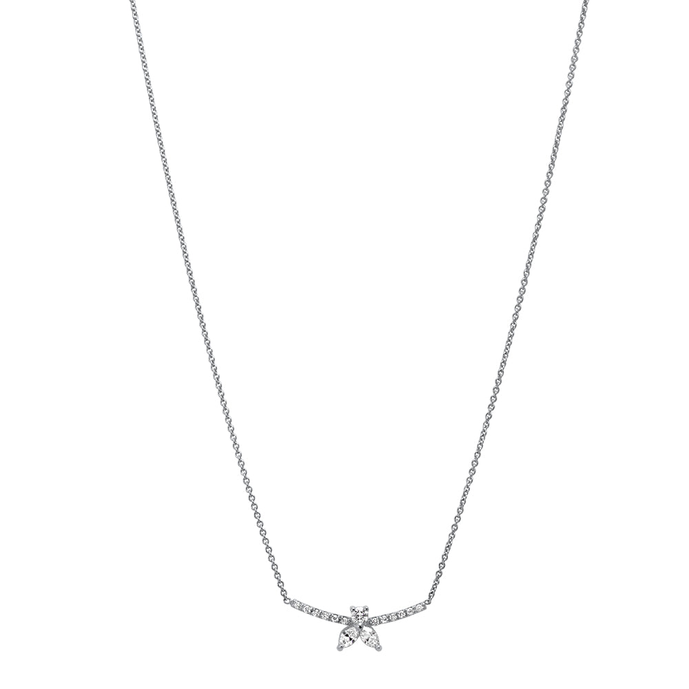 Collier The Little Bee S - or blanc 18k - AGUADEORO