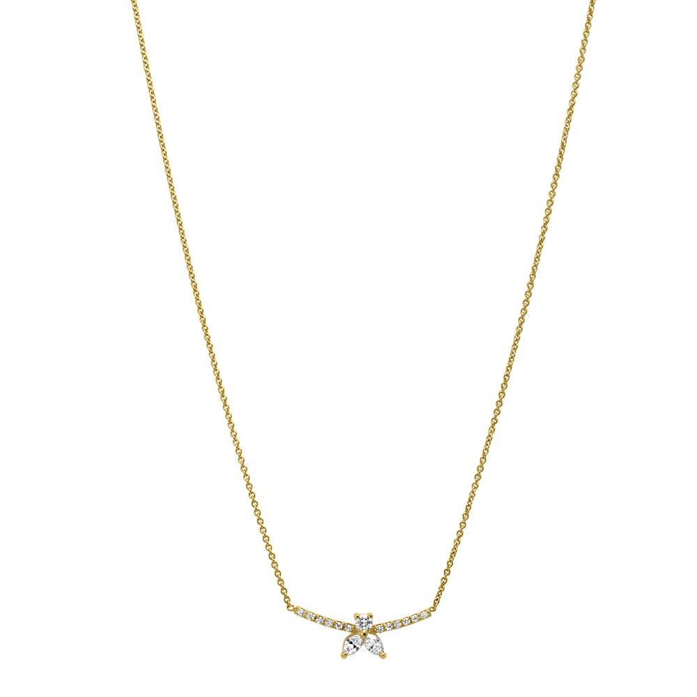 Collier The Little Bee S - or jaune 18k - AGUADEORO