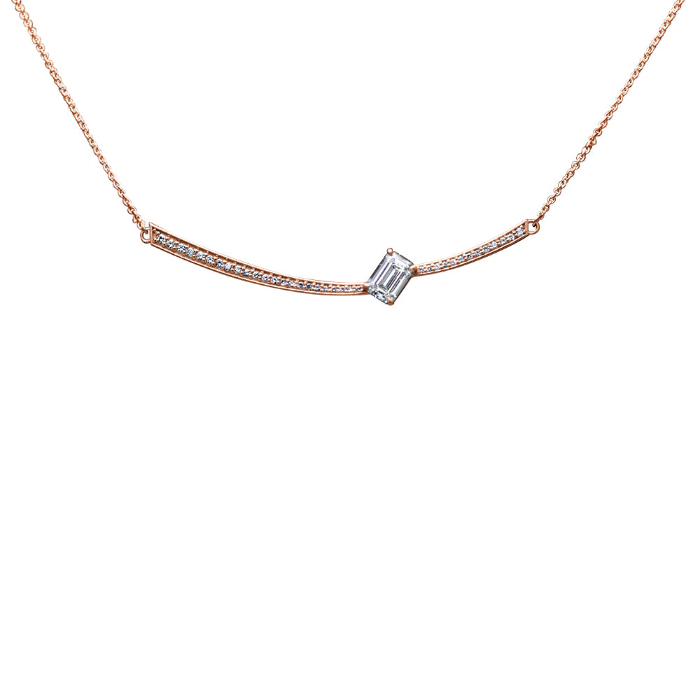 Collier The Ice Skating Girl 1.00 carats - or rouge 18k - AGUADEORO